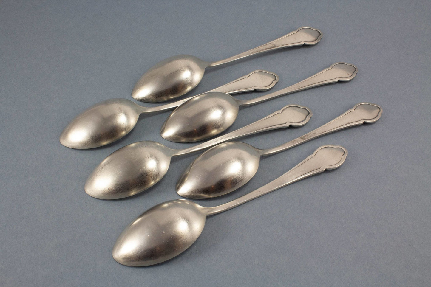 6 schöne Vintage- Esslöffel, Tafellöffel - Löffelland