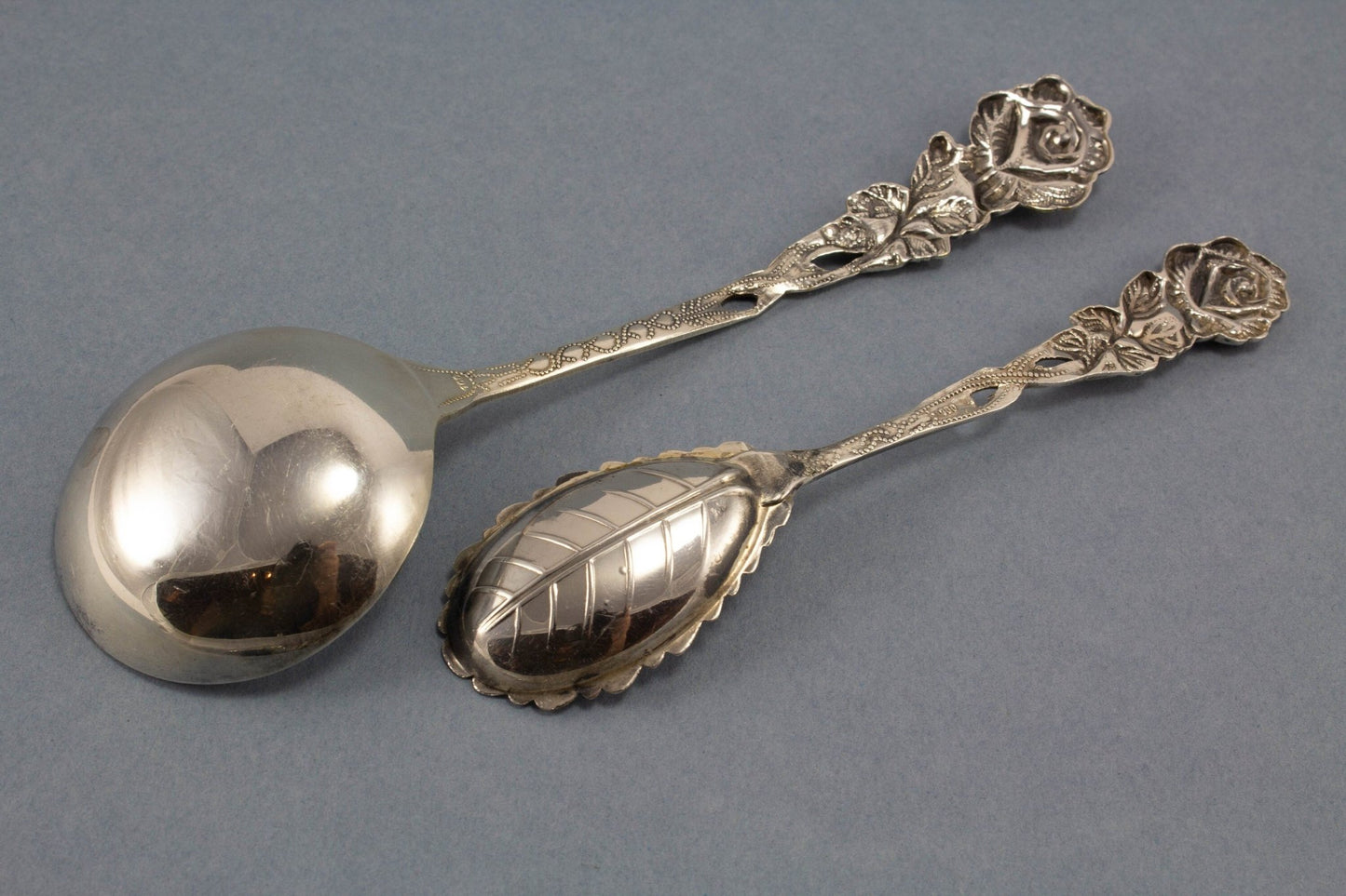 Edles Tortenheber-Set für 6 mit Rosen - Löffelland