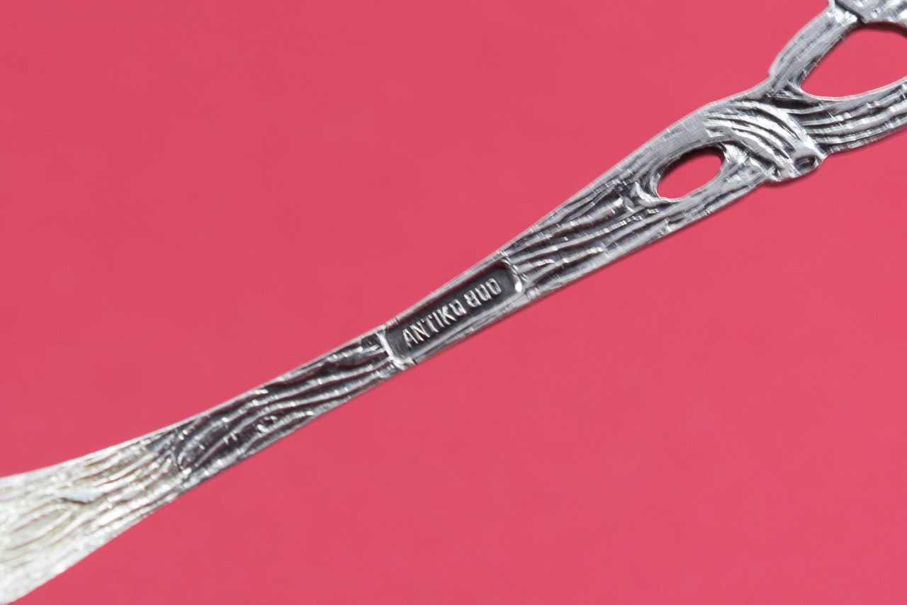 Sahnelöffel aus Silber, Löffel Hildesheimer Rosen- Muster