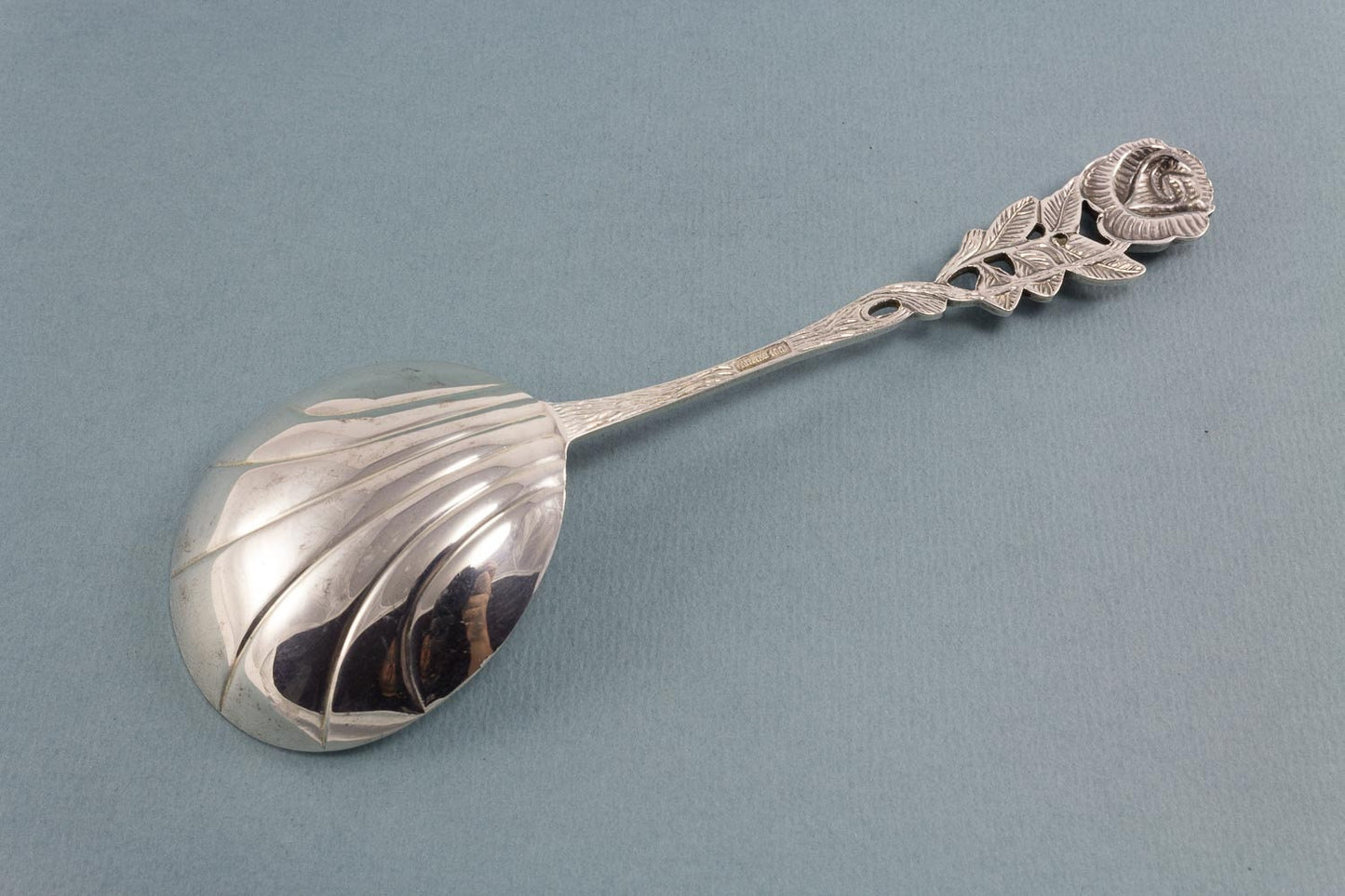 Sahnelöffel, versilbertes Vintage Besteck