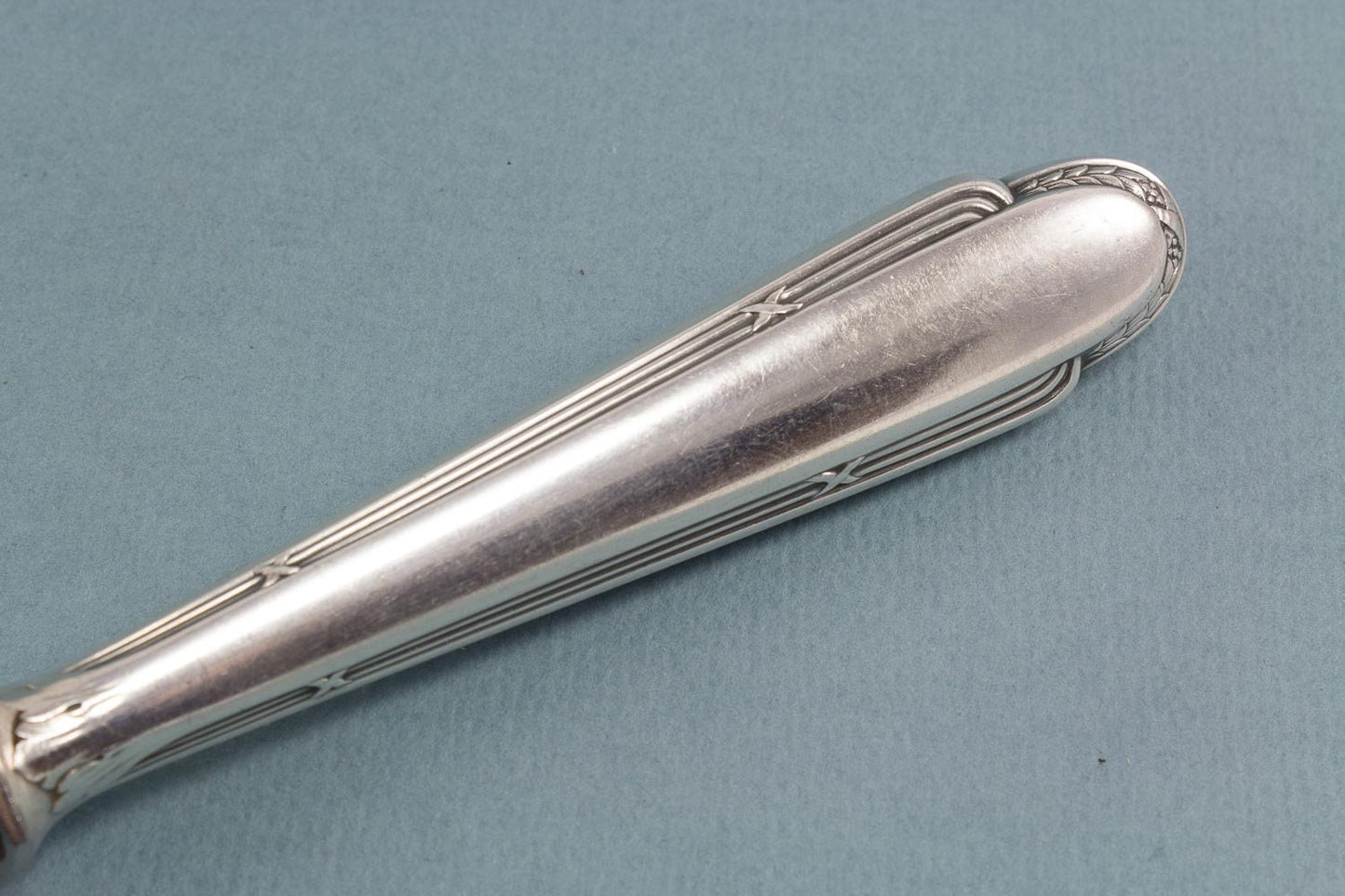 Hübsches Buttermesser, 800er Silber, WMF Kreuzband, Louis XVI