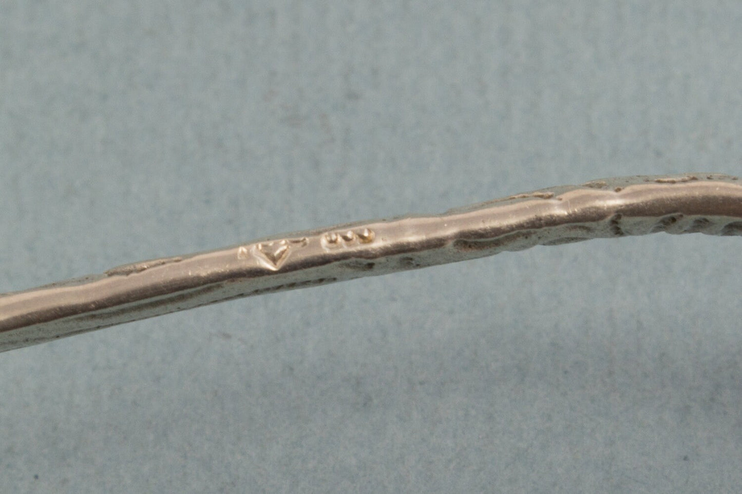 Silberlöffel, Sahnelöffel mit schöner Rose, 835er Silber