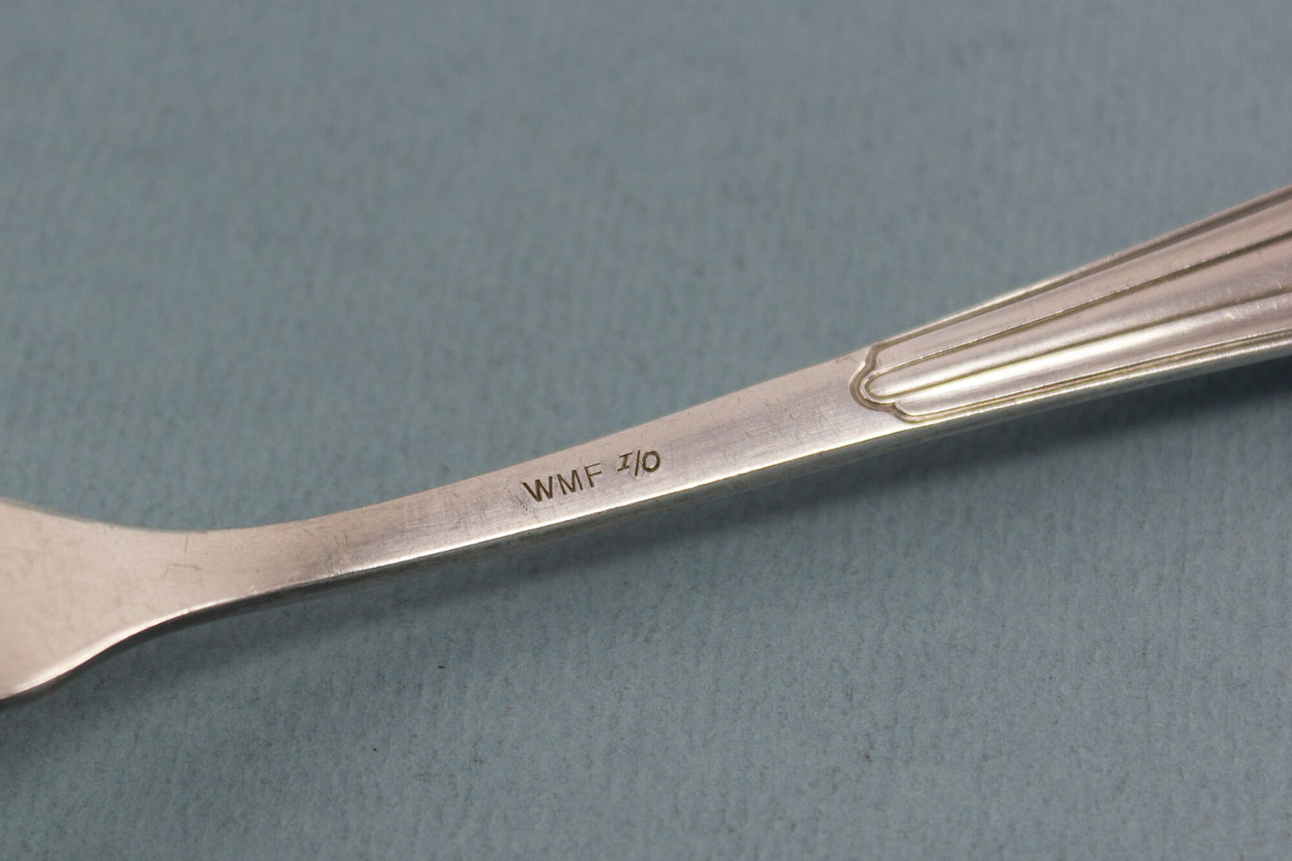 Schöne Brotgabel von WMF im Fächermuster, WMF 900 Fächer