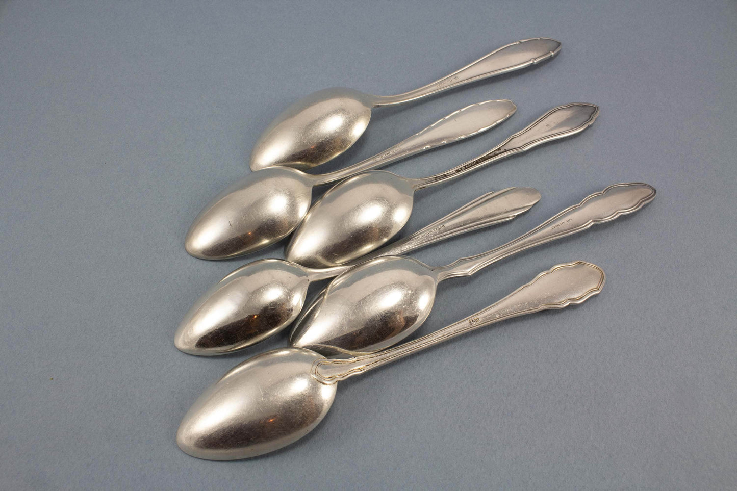 6 Vintage Teelöffel, Mix and Match