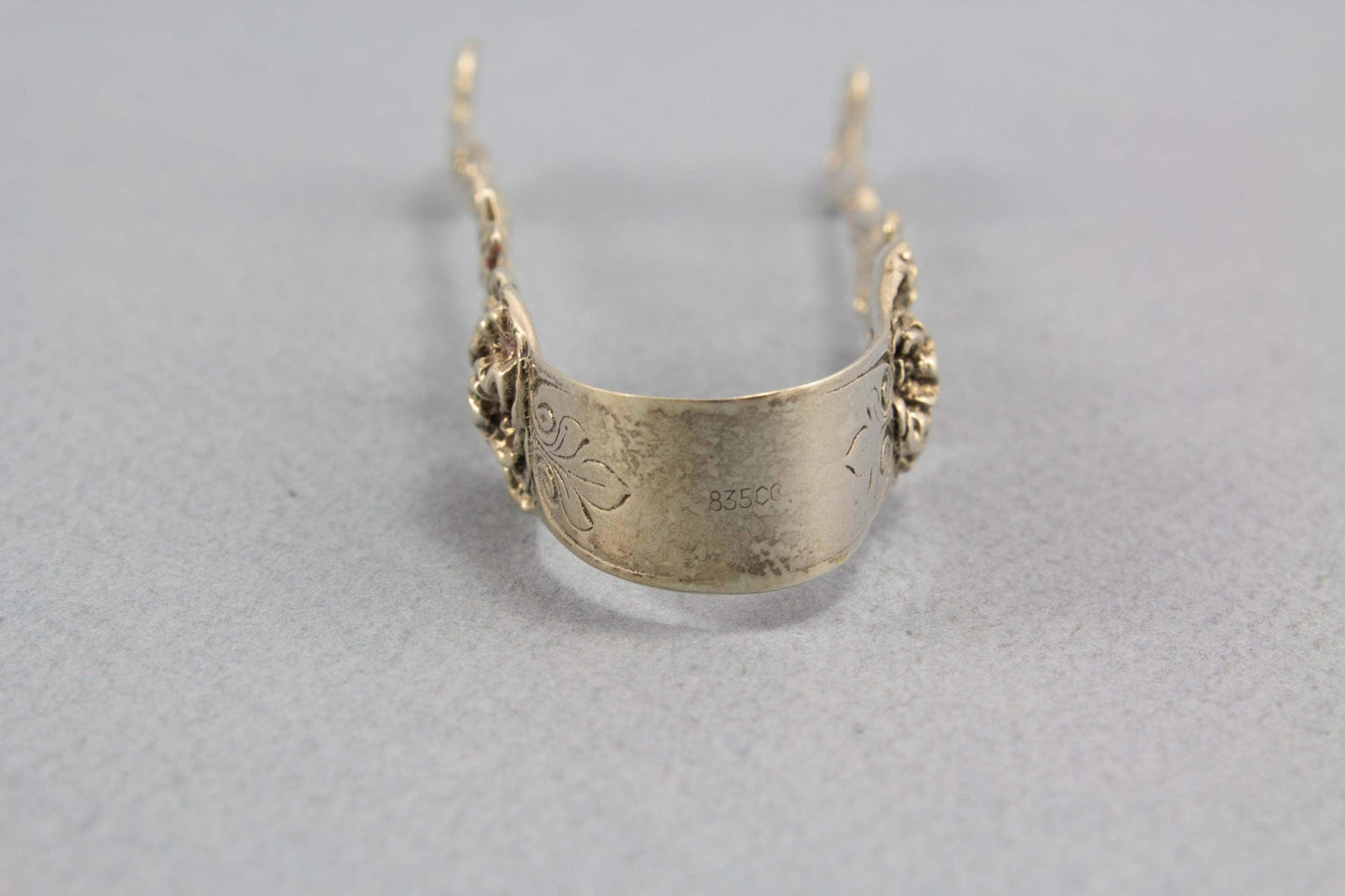 Rosen-Zuckerzange, 835er, Silber, Zuckerzange, Silberbesteck, Christoph Bach