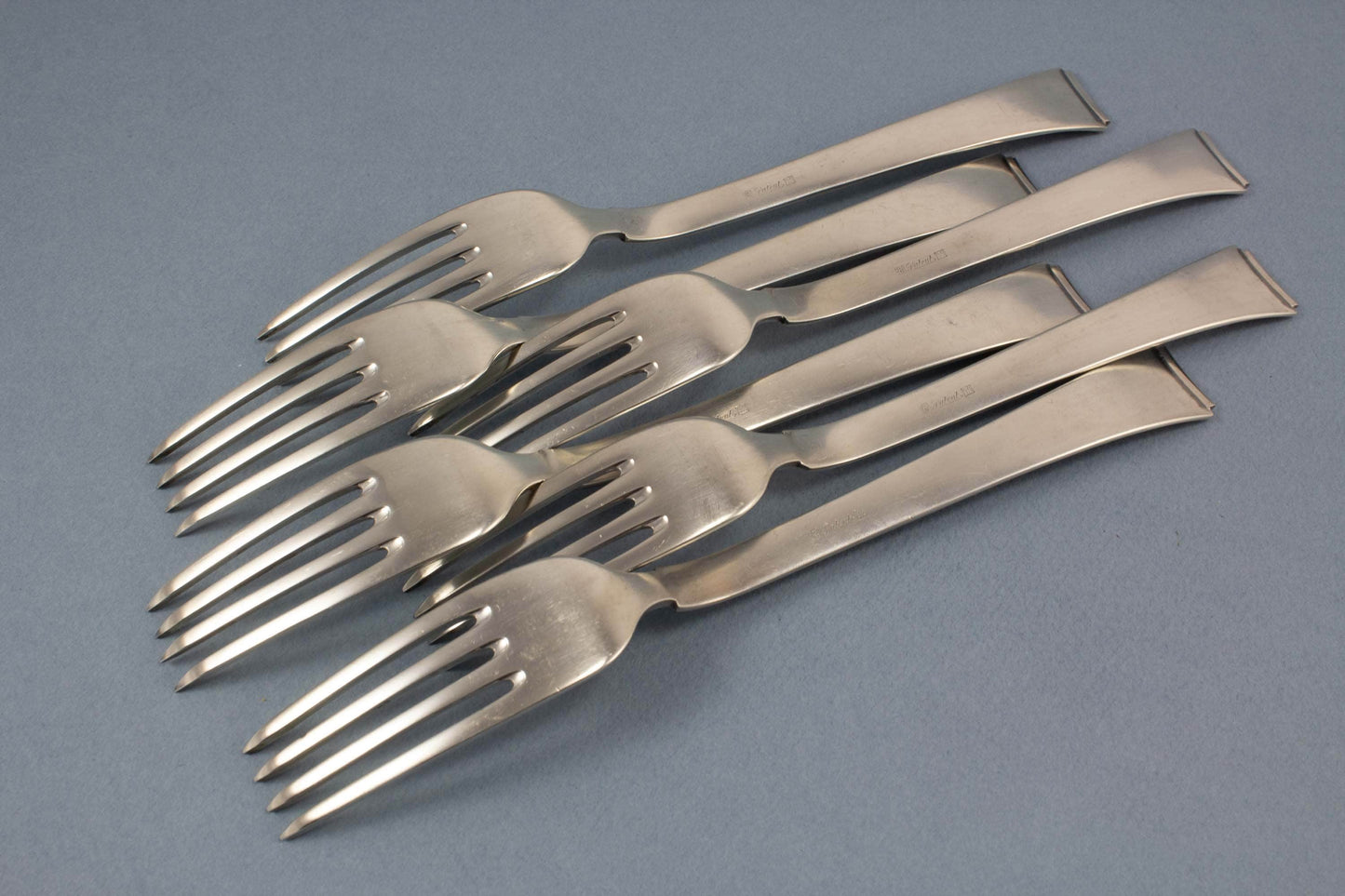 6 Dessertgabeln von WMF 2500, kleine Tafelgabeln