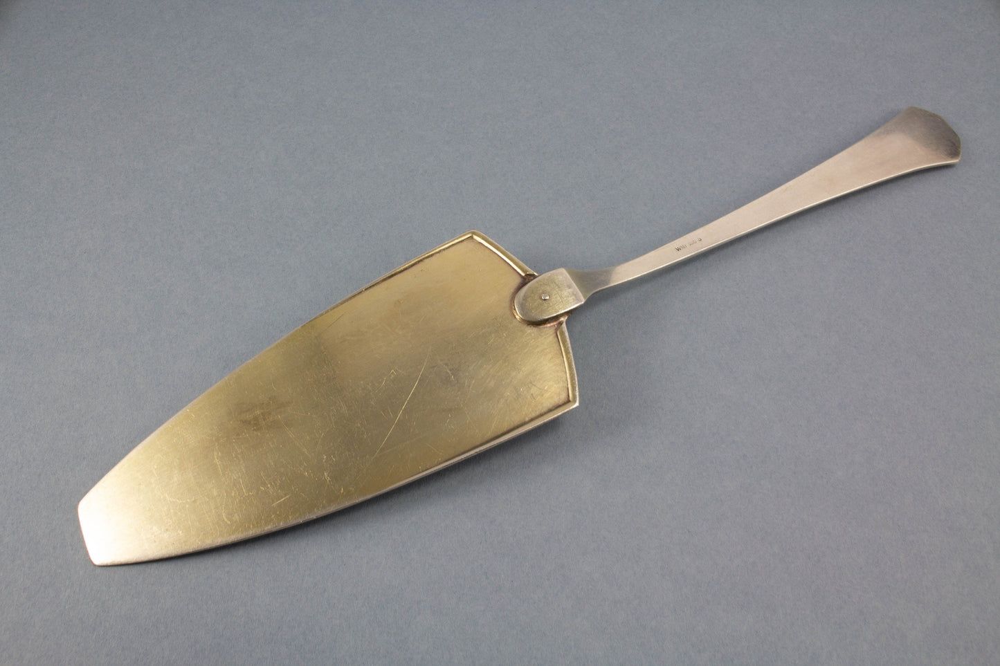 Großer Tortenheber, versilbertes Besteck, Kuchenheber, WMF 600 Art Deco
