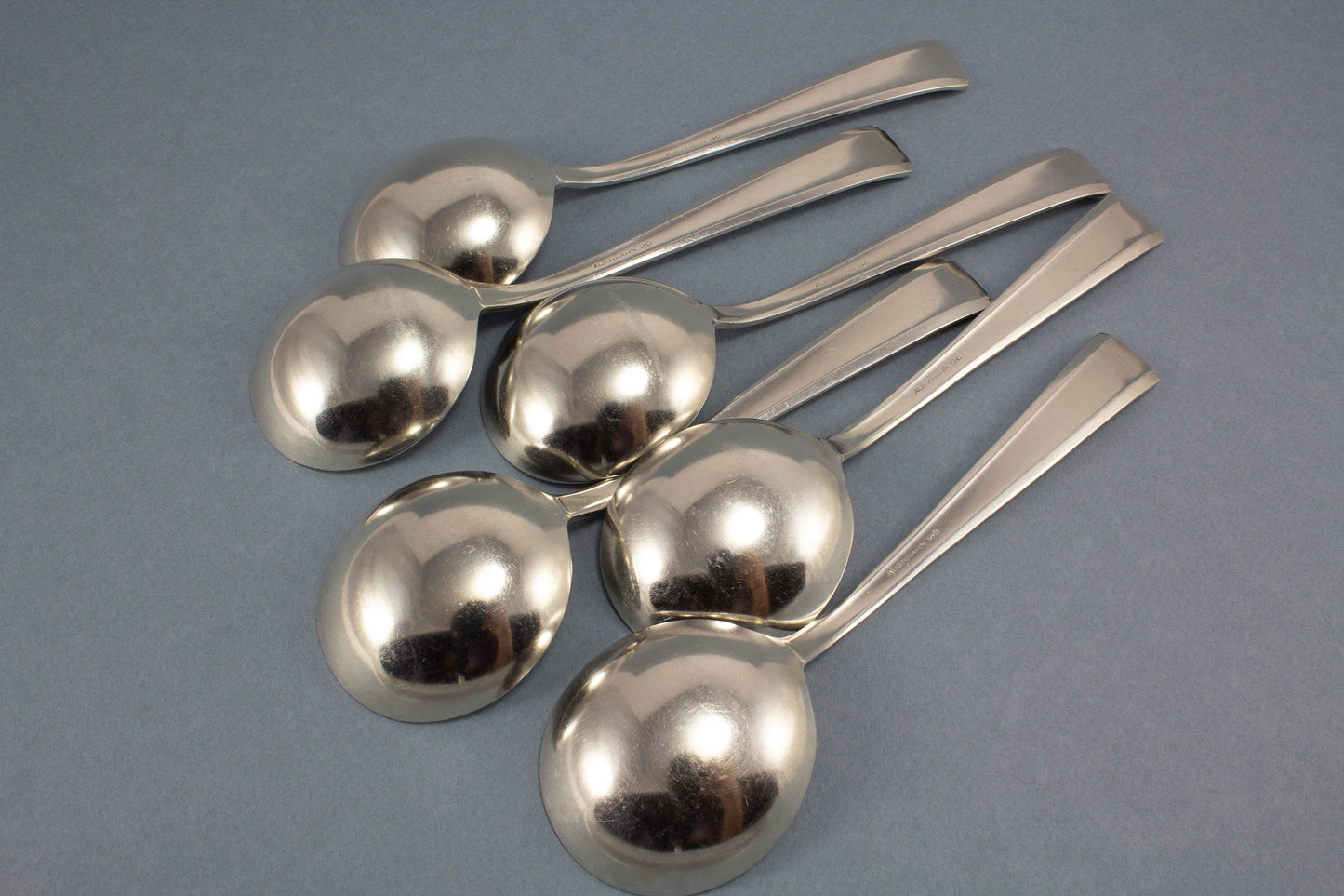 6 versilberte Tassenlöffel von Auerhahn