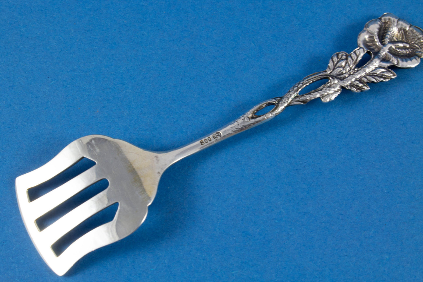 Silver sardine siphon, vintage siphon for antipasti, pralines and sweets