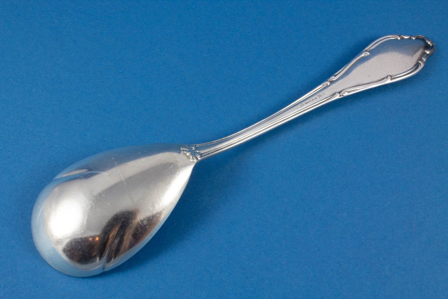 Versilberter Löffel, Kompottlöffel von Wellner, Mozart