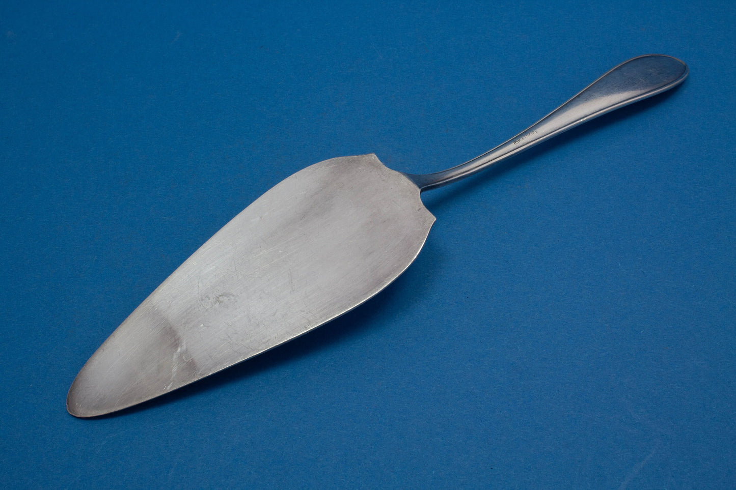 Großer Jugendstil Tortenheber, versilbertes Besteck