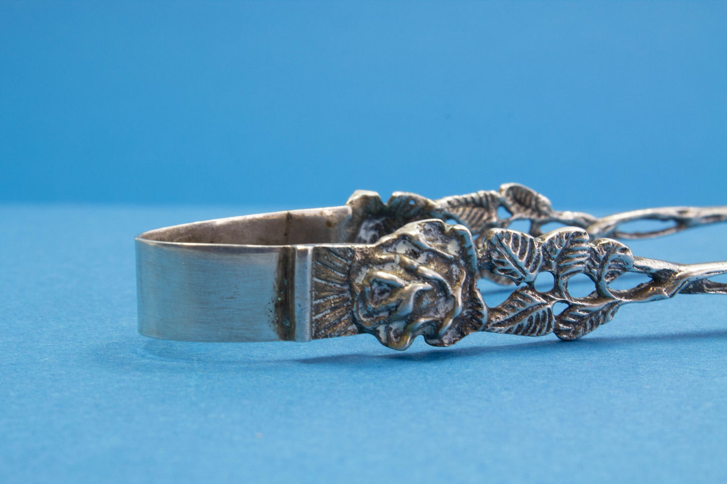 Rosen Zuckerzange, 800er Silber