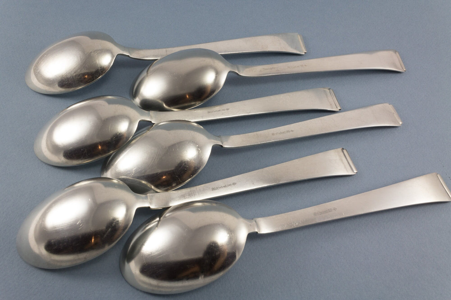 6 schöne Esslöffel, Tafellöffel, WMF Art Deco, Löffel, WMF 2500