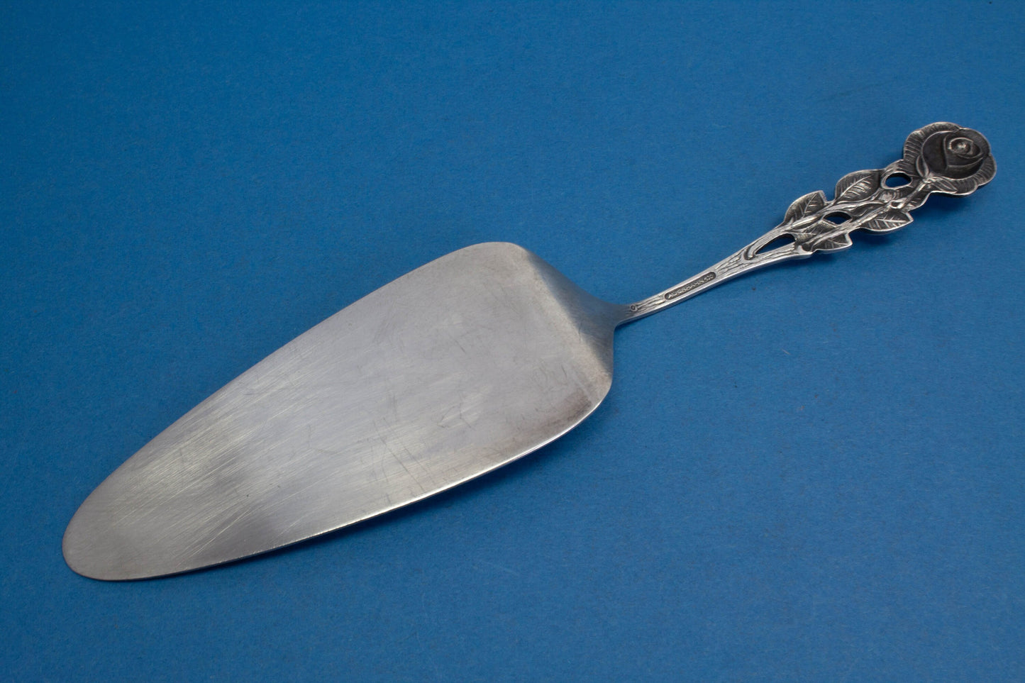 Tortenheber, Hildesheimer Rose, versilbert, Rosen