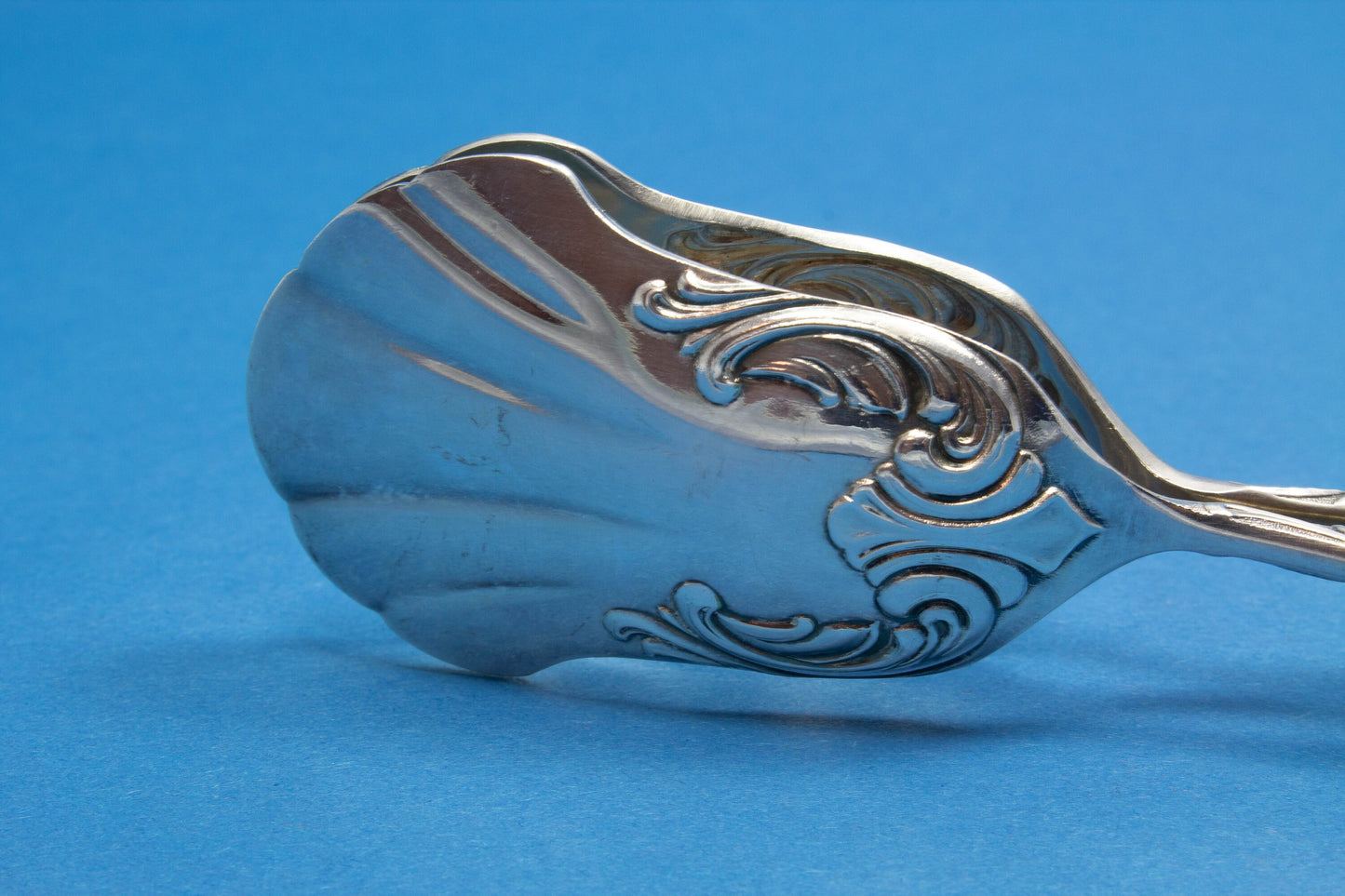 Schöne versilberte Gebäckzange, Mid Century, 1960s