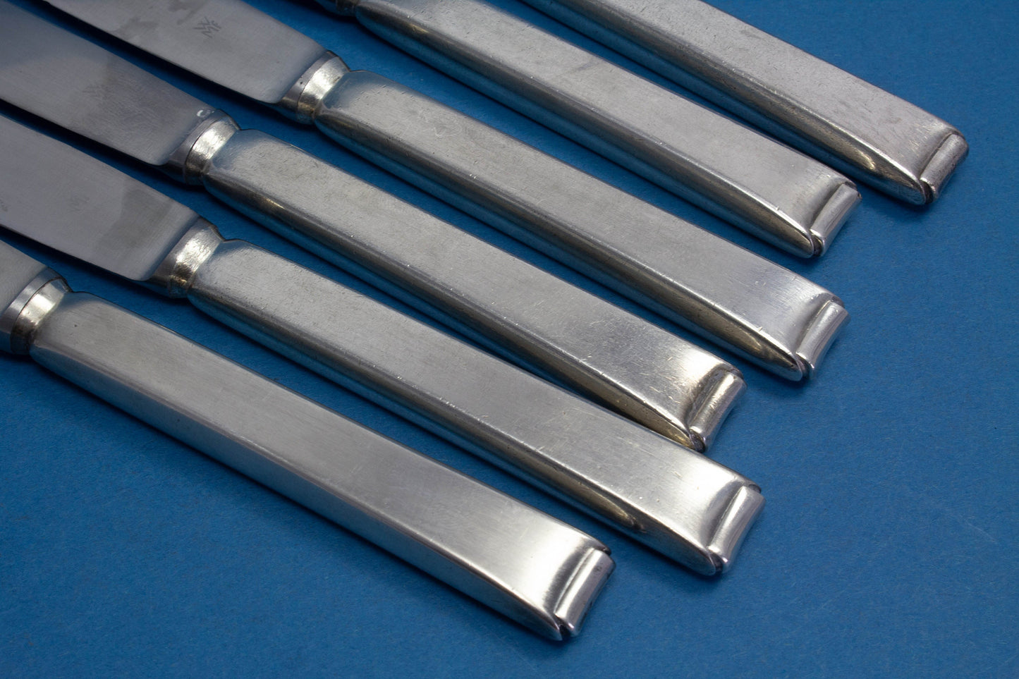 6 Dessertmesser, WMF 2500 Art Deco