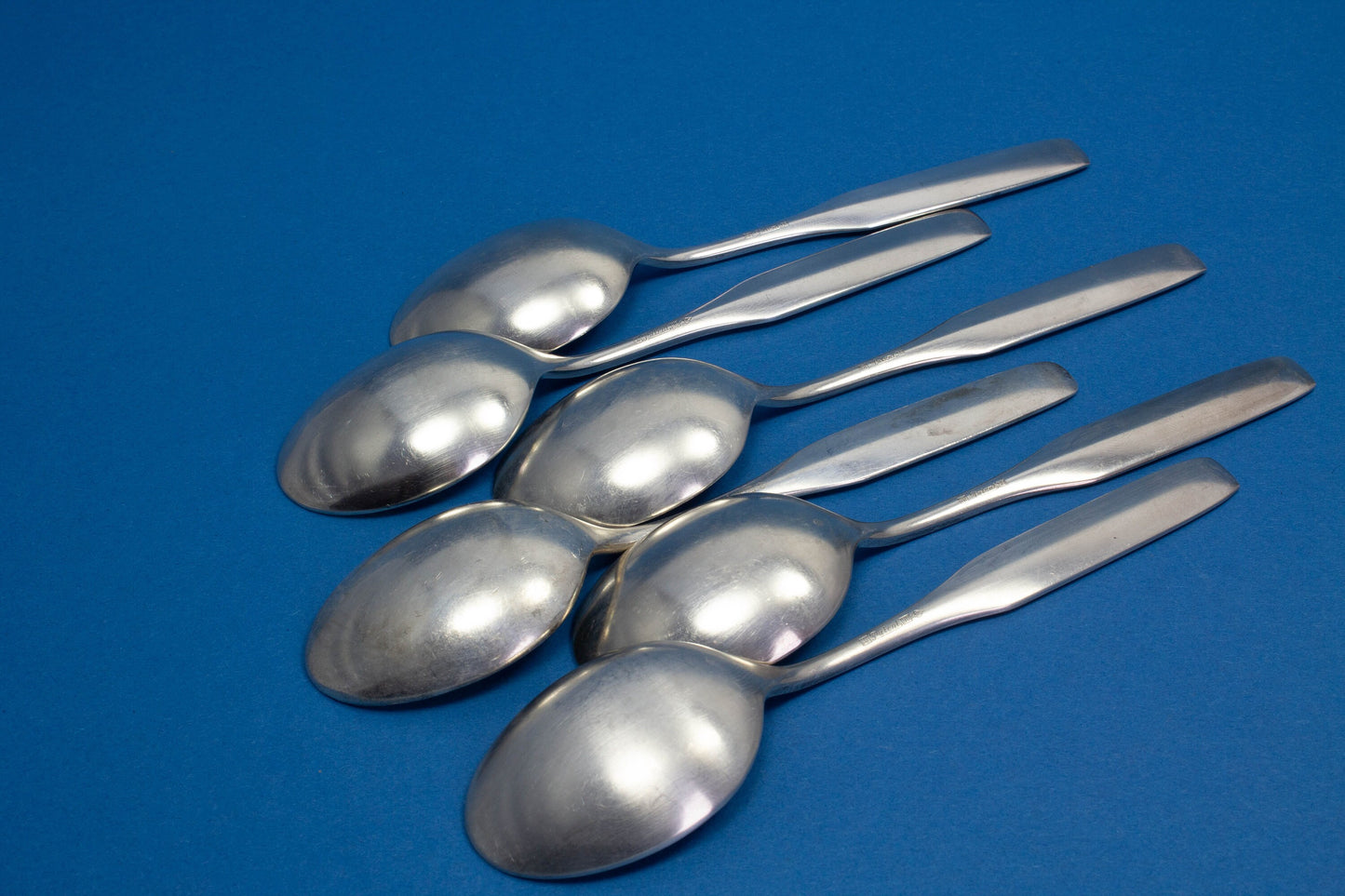 6 Teelöffel von WMF, WMF 3600 nach Wilhelm Wagenfeld