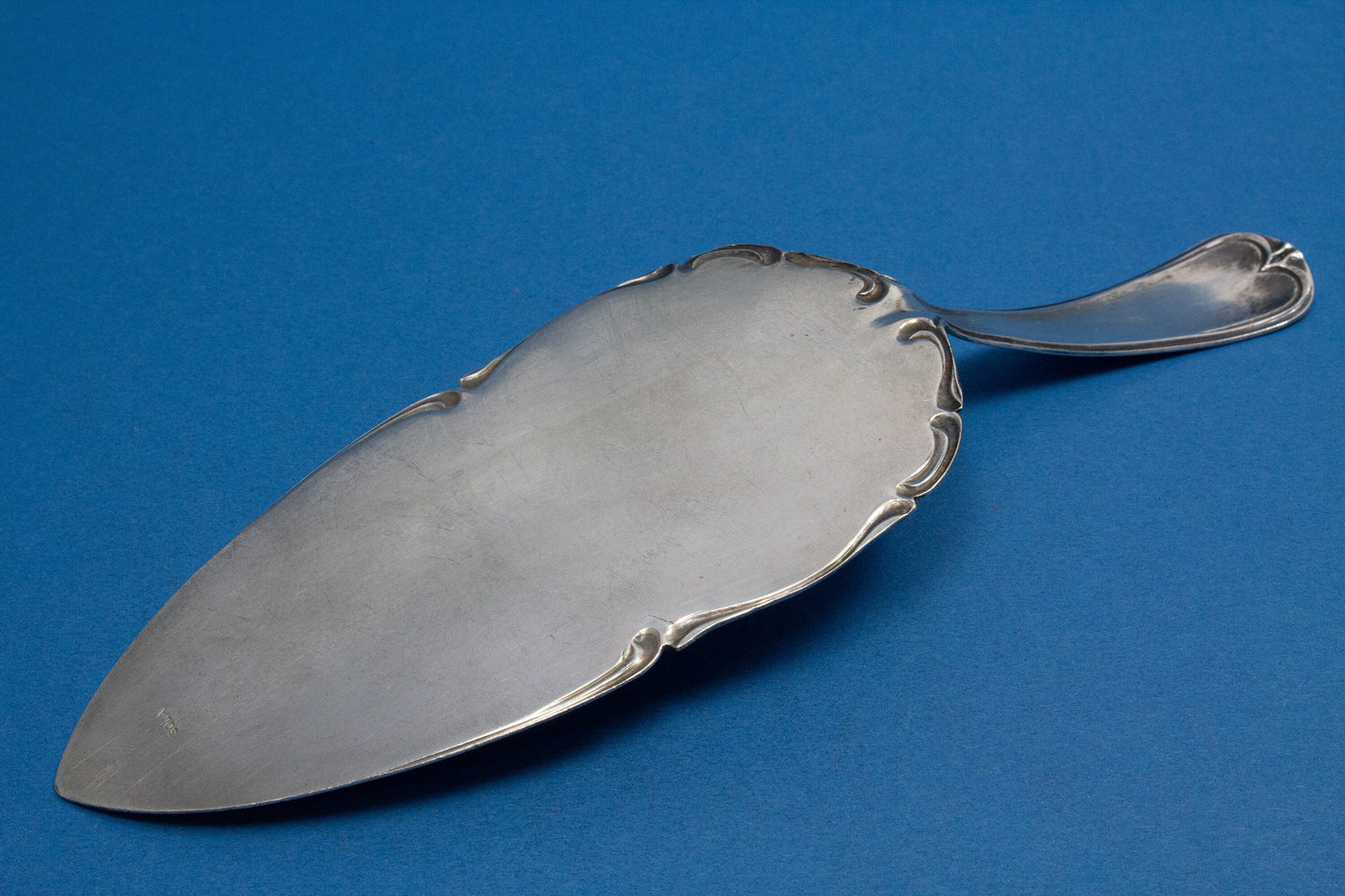 Kleiner Gebäckheber, versilbert