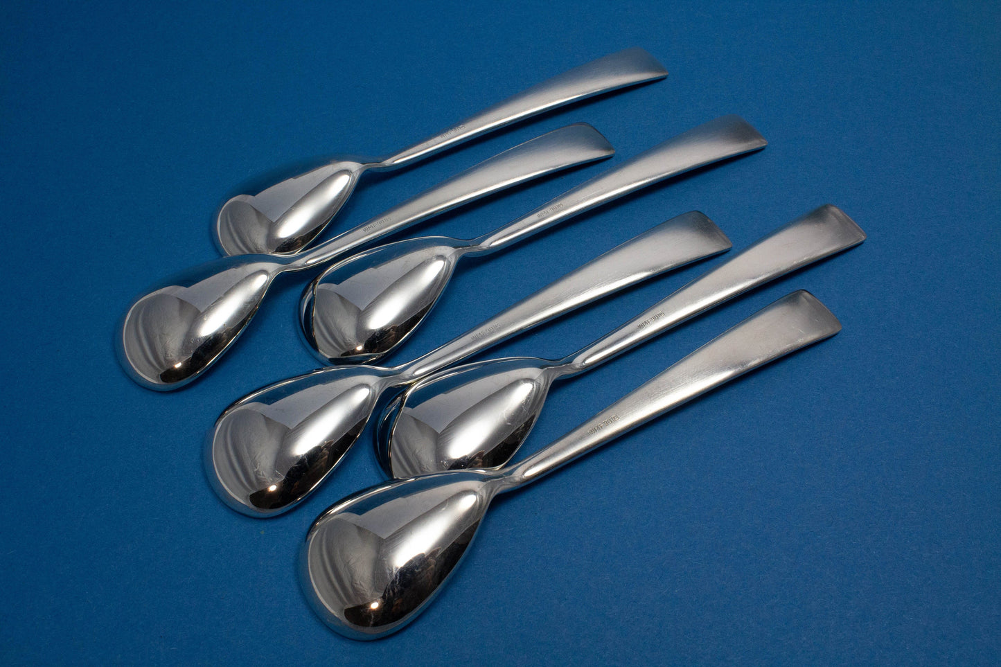6 versilberte Eislöffel von WMF, WMF 3400 Meistersinger