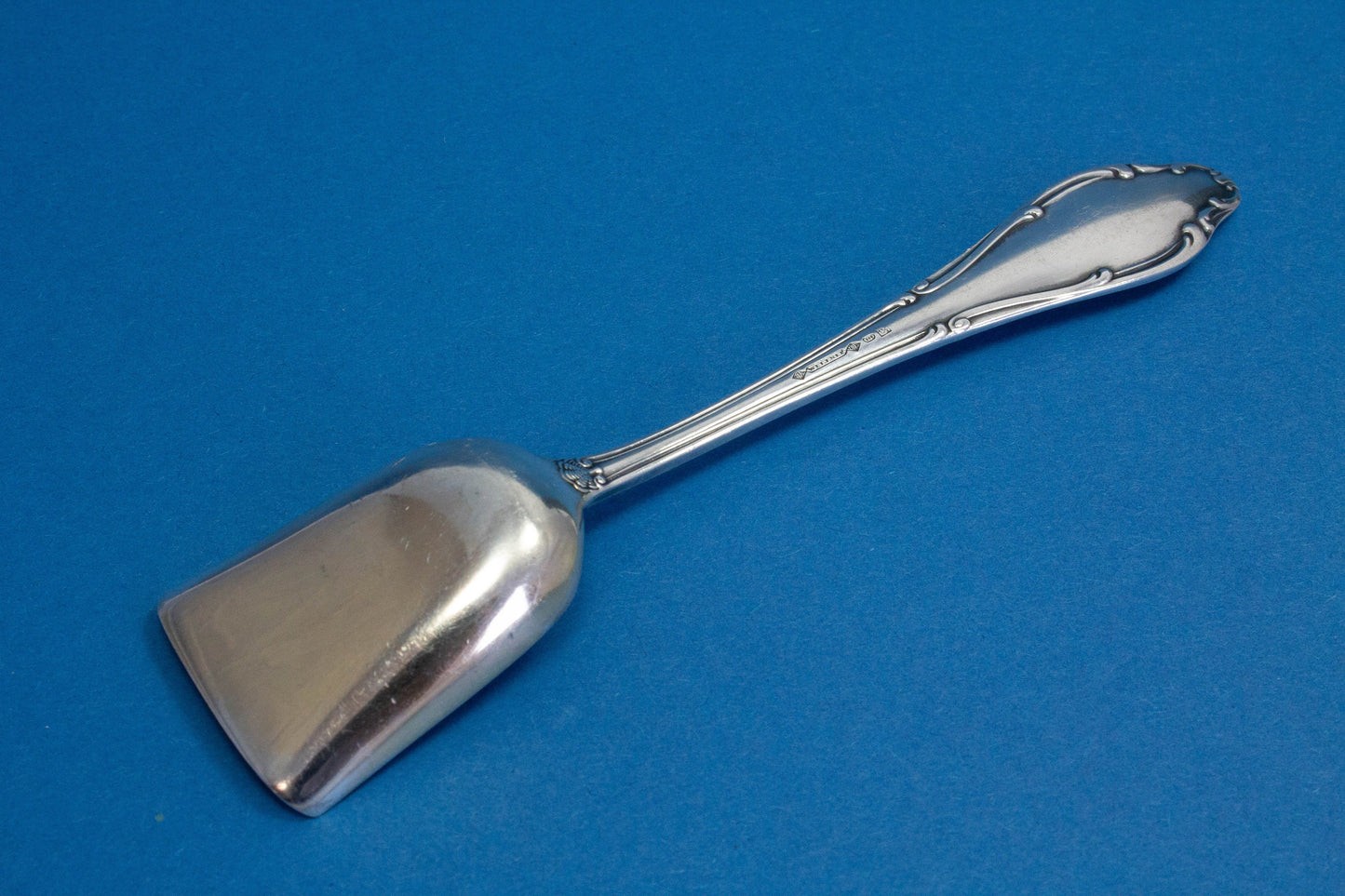 Versilberter Zuckerlöffel von Wellner, Mozart