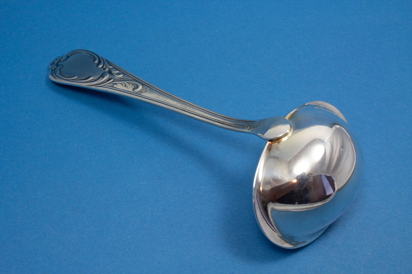 Versilberte Saucenkelle, Rokoko