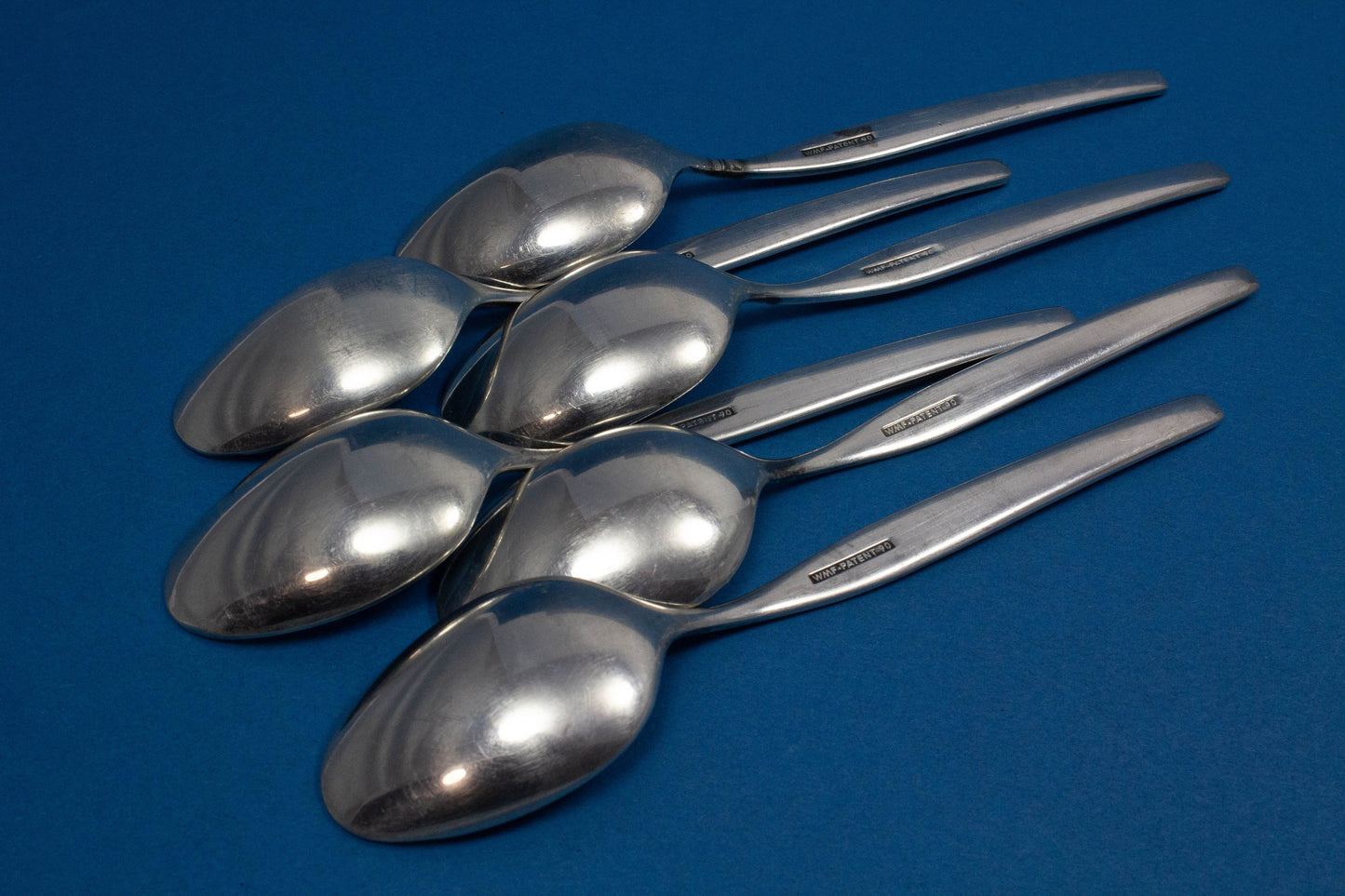 6 versilberte Teelöffel von WMF