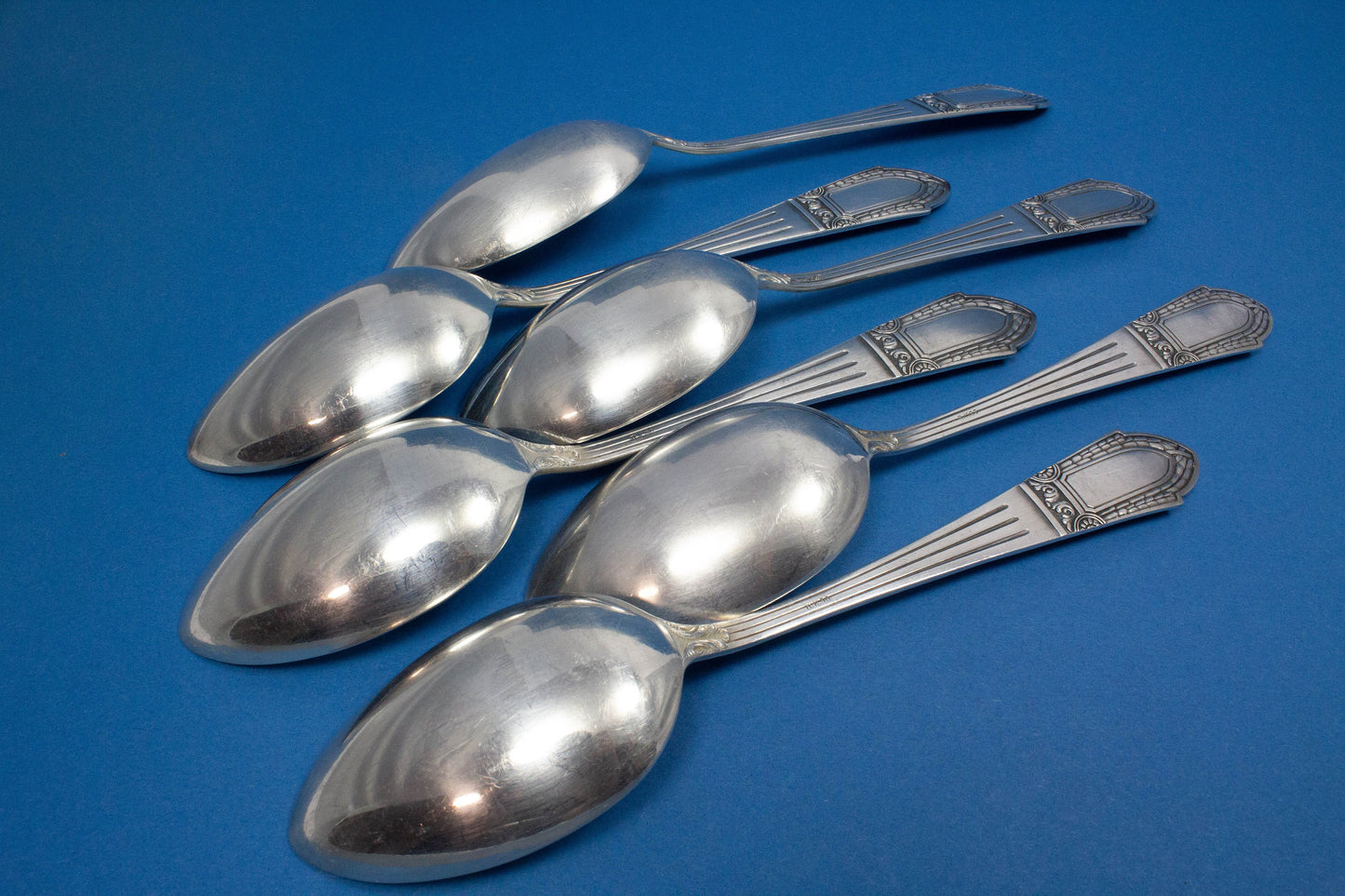 6 schöne Esslöffel, Tafellöffel, Köberlin