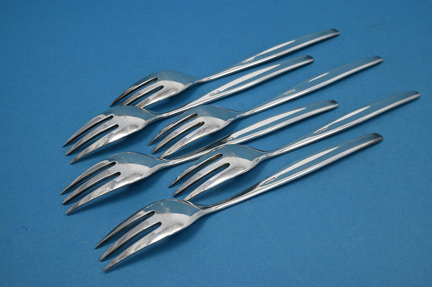 6 schöne Kuchengabeln, WMF Hannover