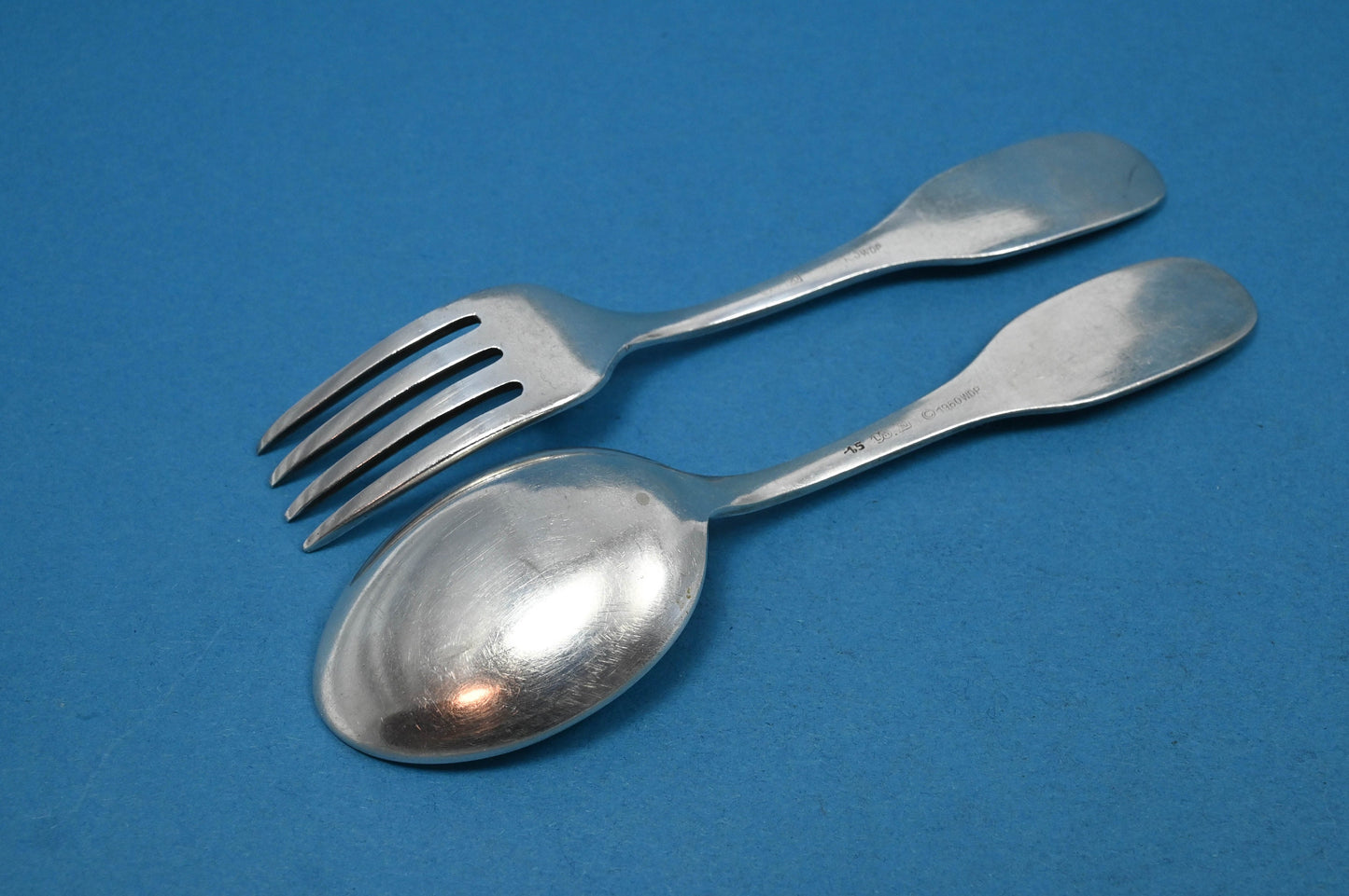 Versilbertes Kinderbesteck, Lutz und Weiss