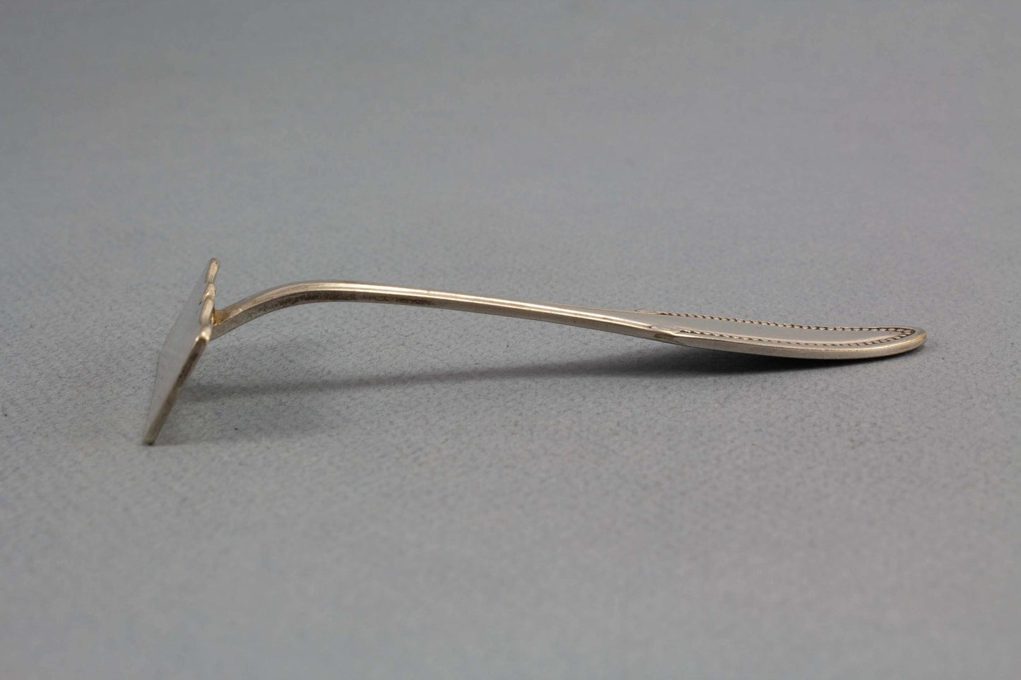 Jugendstil Breischieber, versilberter Speiseschieber für Kinder,antikes Kinderbesteck, Schieber - Löffelland