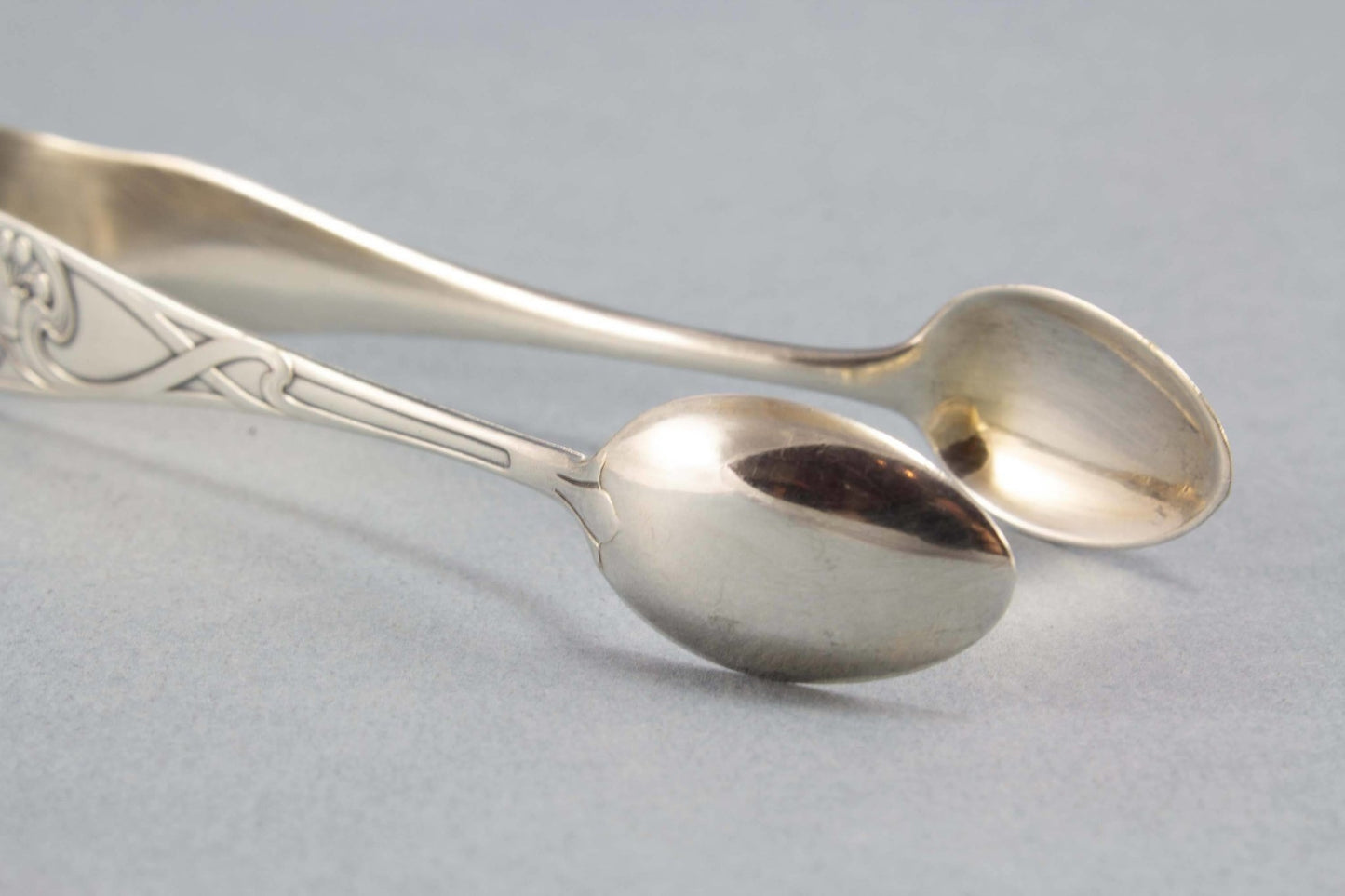 Jugendstil Zuckerzange für deine Tea Time, WMF Efeu, WMF 29, 1900 - Löffelland