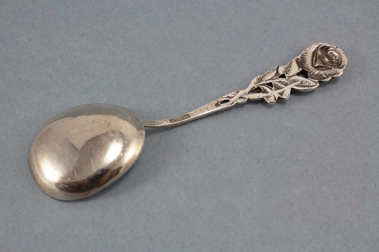 Kleiner Zuckerlöffel von Antiko, Hildesheimer Rose - Löffelland