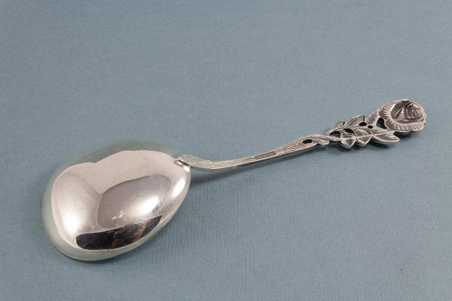 Sahnelöffel, versilbertes Vintage Besteck - Löffelland