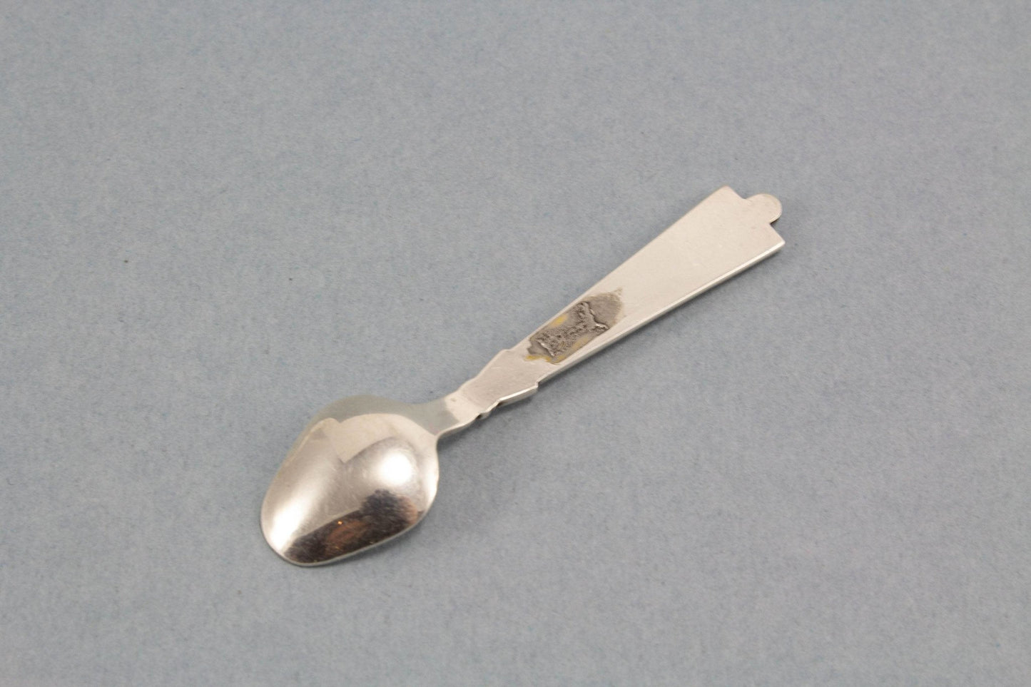 Salzlöffel, Gewürzlöffel, Löffel, versilberter kleiner Löffel für Gewürze - Löffelland