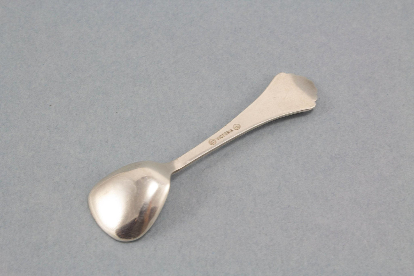 Salzlöffel, Gewürzlöffel, Löffel, versilberter kleiner Löffel für Gewürze - Löffelland