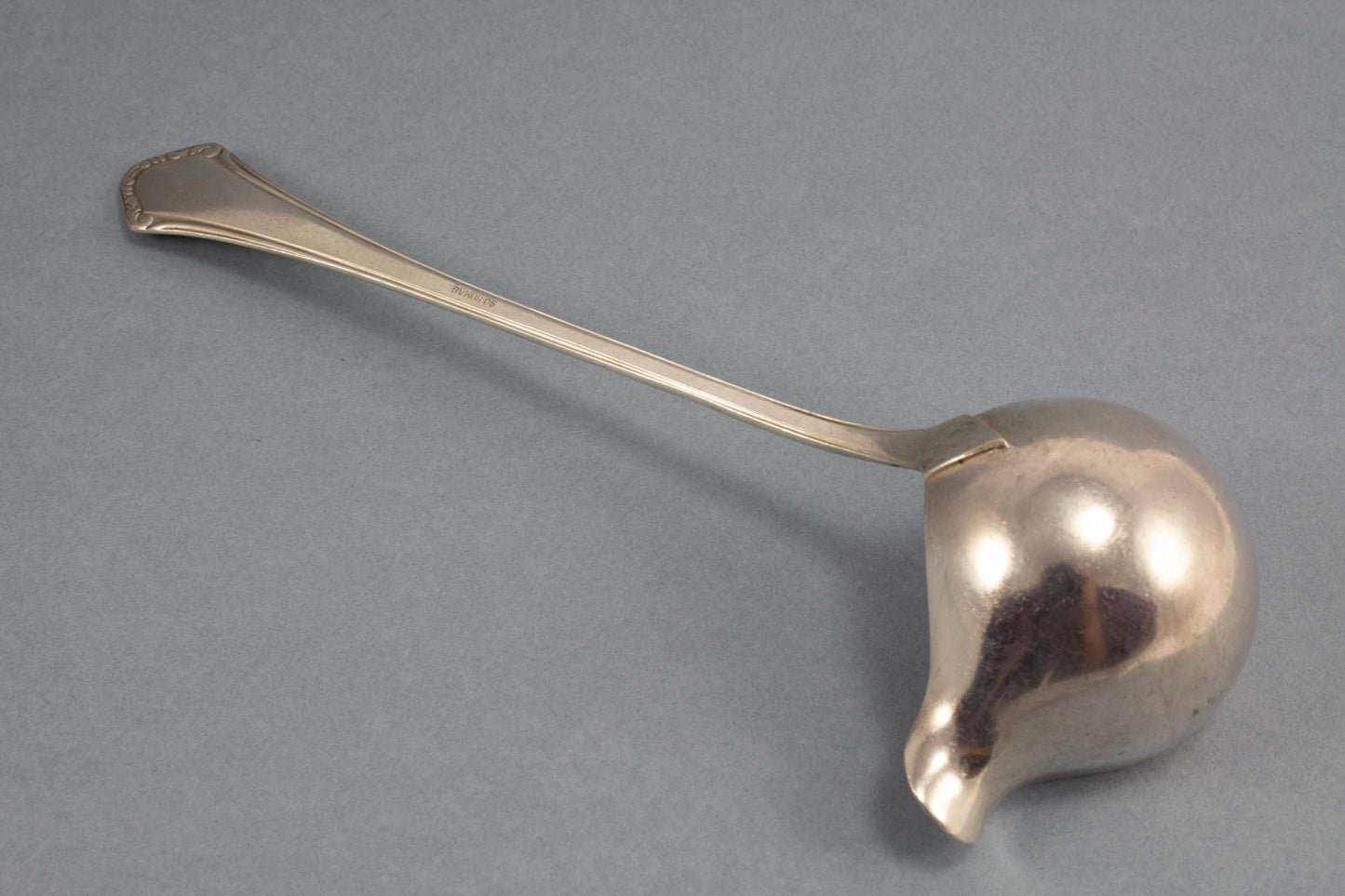 Saucenkelle, versilbert, Muster, Kelle, versilberte Kelle - Löffelland