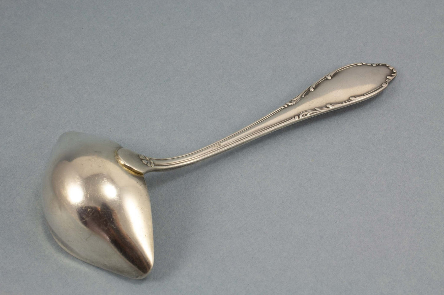 Saucenkelle, versilbert, Muster, Kelle, versilberte Kelle - Löffelland