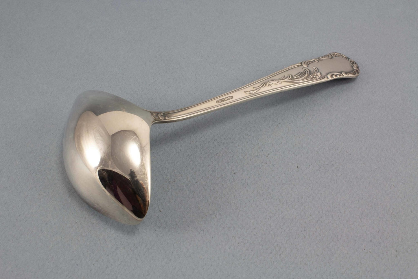 Saucenkelle, versilbert, Rokoko, Muster, Kelle - Löffelland