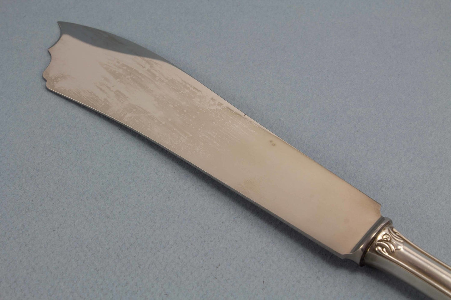 Schönes, versilbertes Tortenmesser von HKS, Hans Körtner Solingen - Löffelland