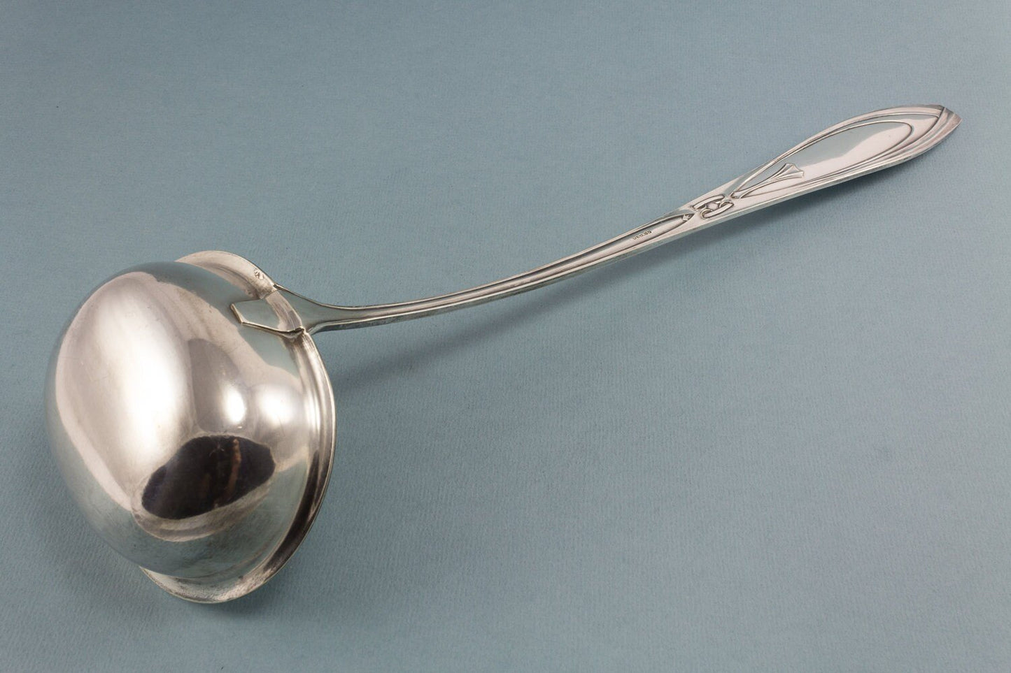 Suppenkelle, antik, Jugendstil,Walter und Breuker, versilbert - Löffelland