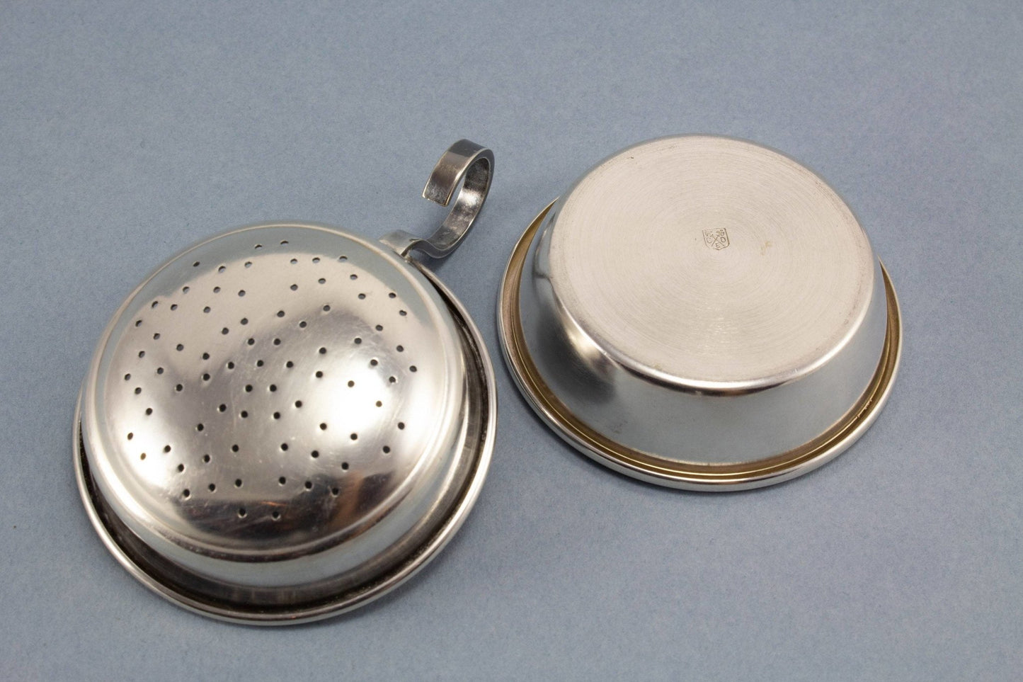 Teesieb, versilbert, Vintage Tee Sieb - Löffelland