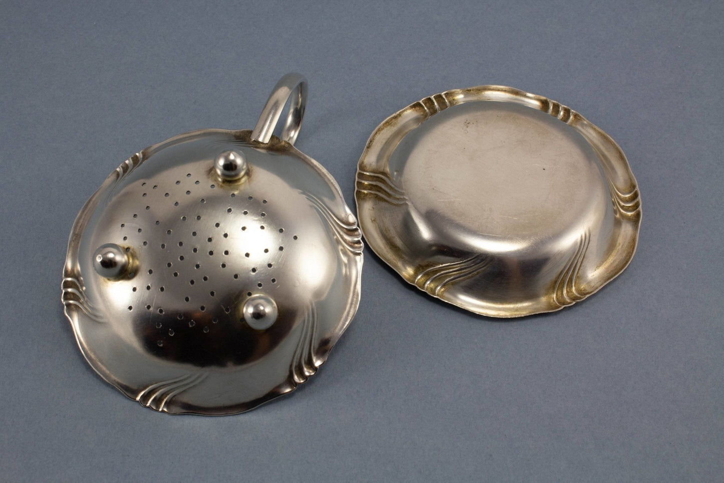 Teesieb, versilbert, Vintage Tee Sieb - Löffelland