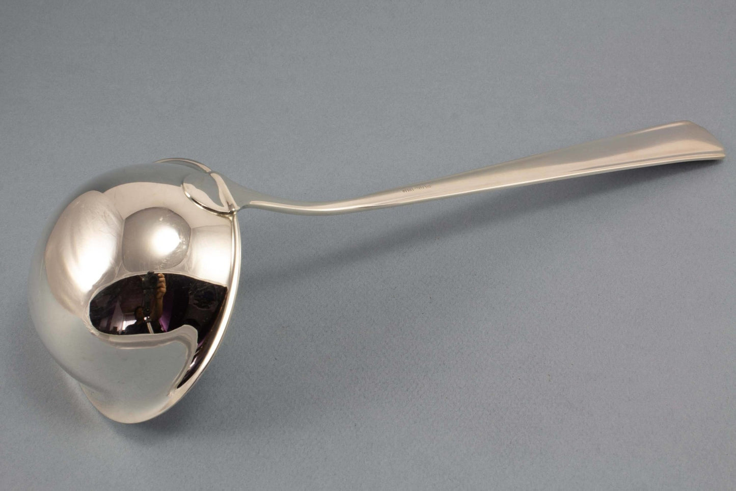 Versilberte Suppenkelle von WMF, Art Deco, WMF 1900 - Löffelland