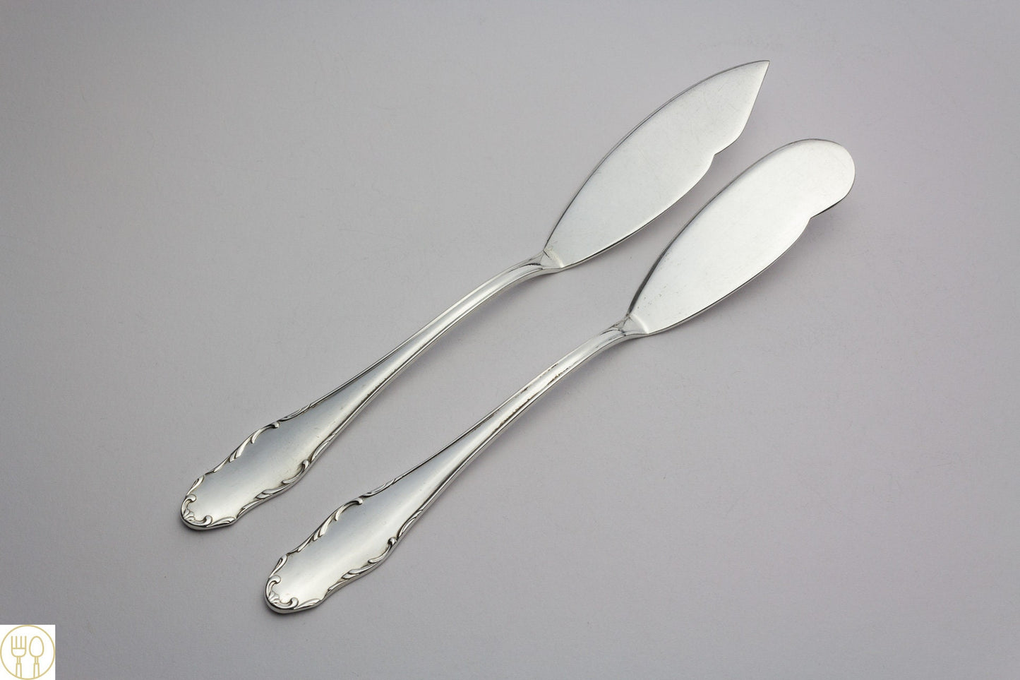 Käsemesser und Buttermesser, Vintage-Besteckset