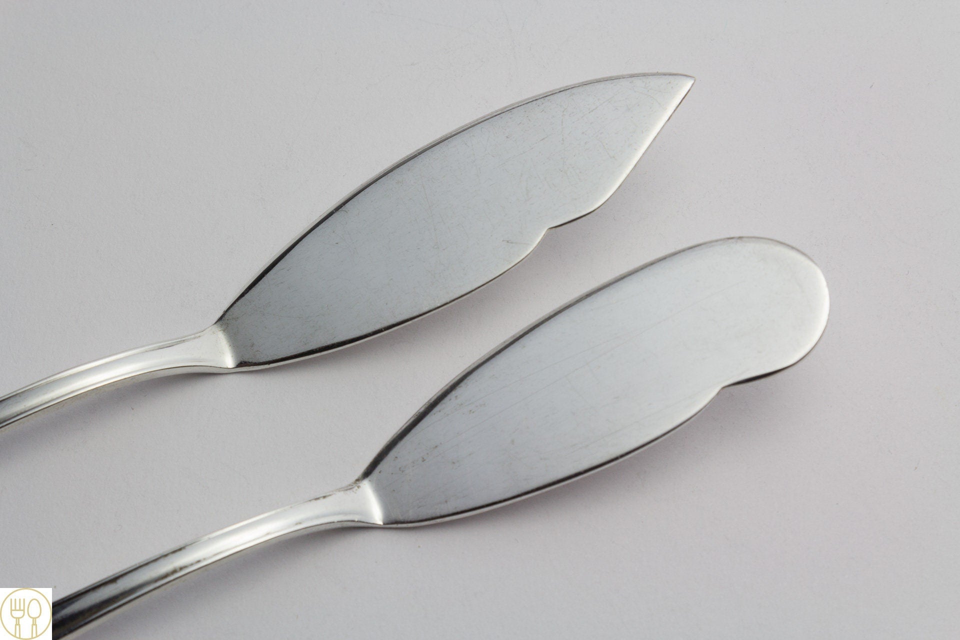 Käsemesser und Buttermesser, Vintage-Besteckset