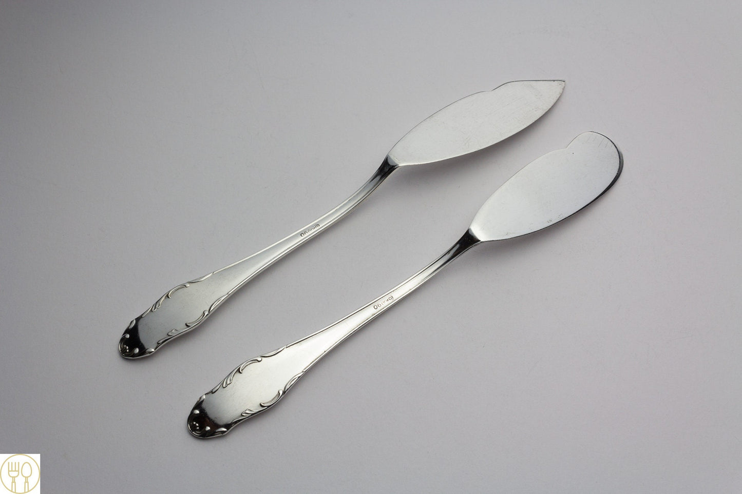 Käsemesser und Buttermesser, Vintage-Besteckset