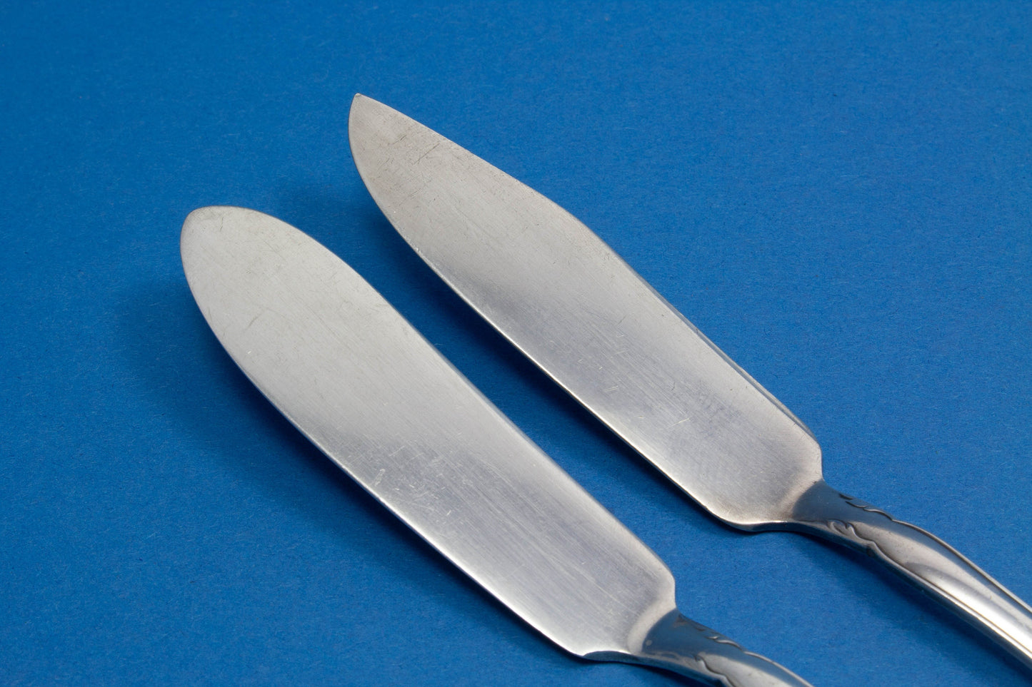 Versilbertes Besteck von WMF, Käsemesser und Buttermesser