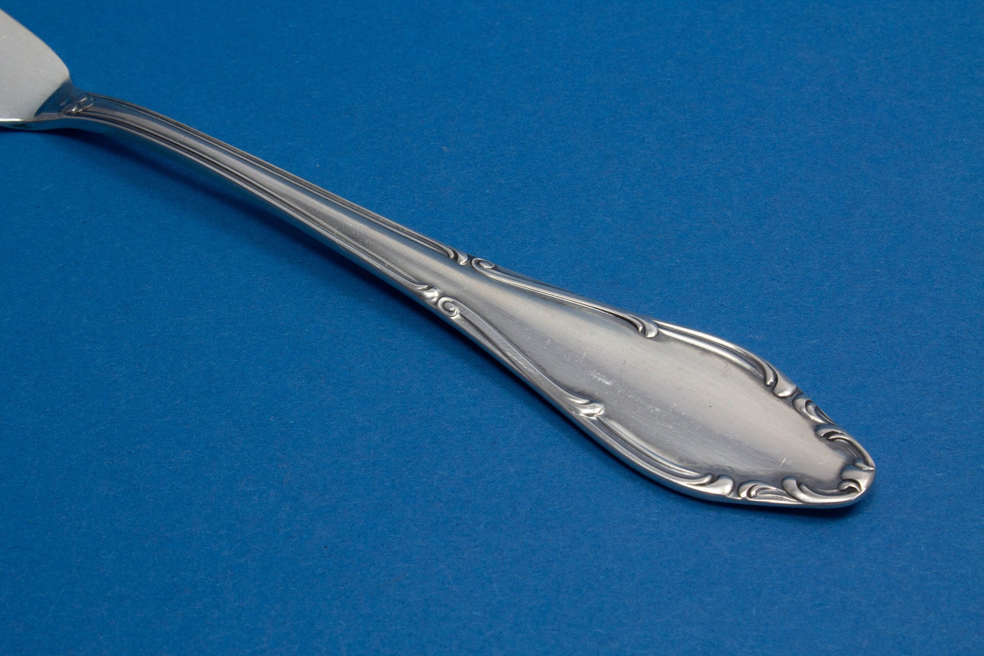 Versilbertes Fischmesser von Wellner, Mozart