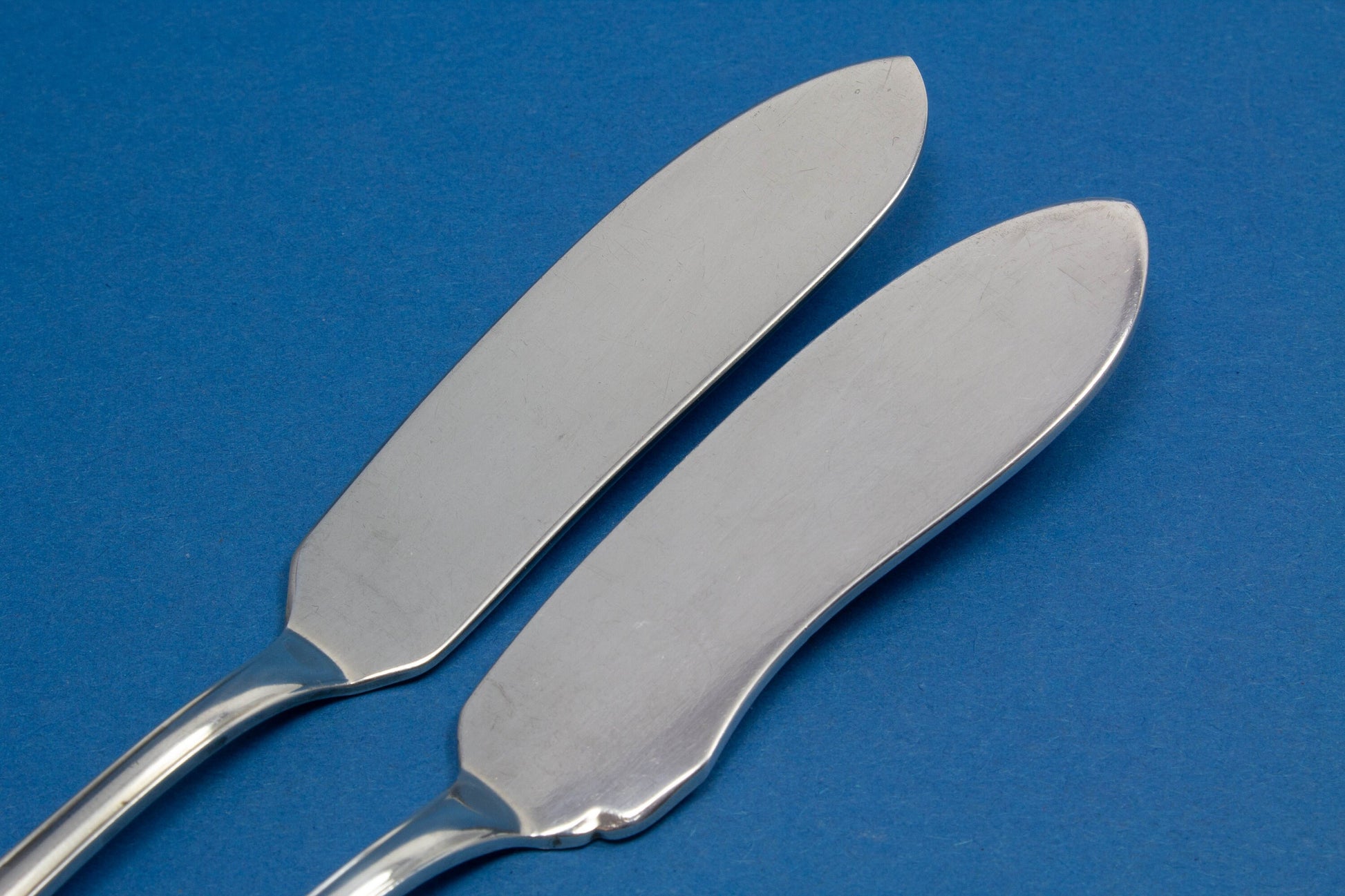 Versilbertes Besteck von WMF, Käsemesser und Buttermesser