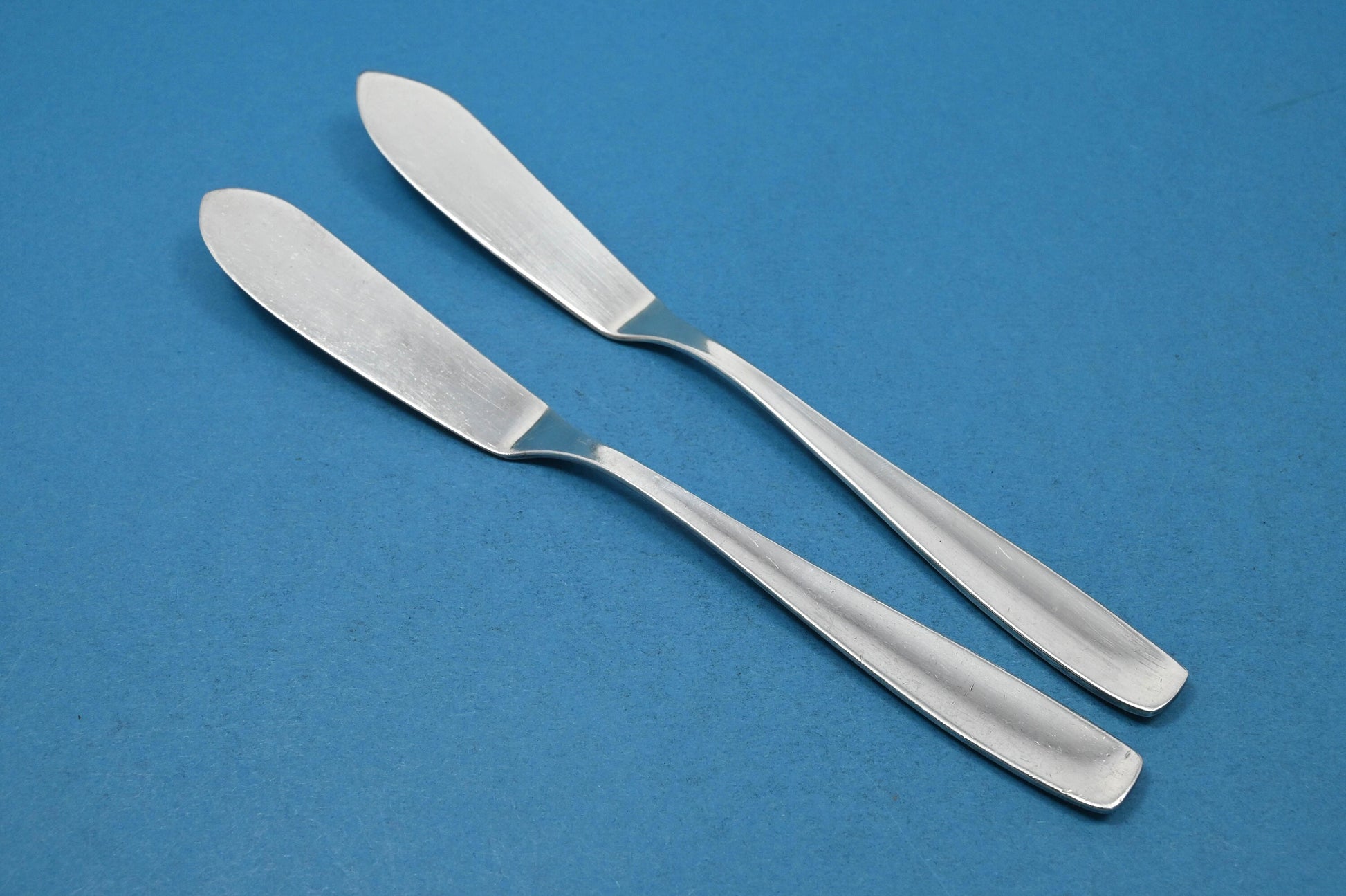 Versilbertes Besteck von WMF, Käsemesser und Buttermesser